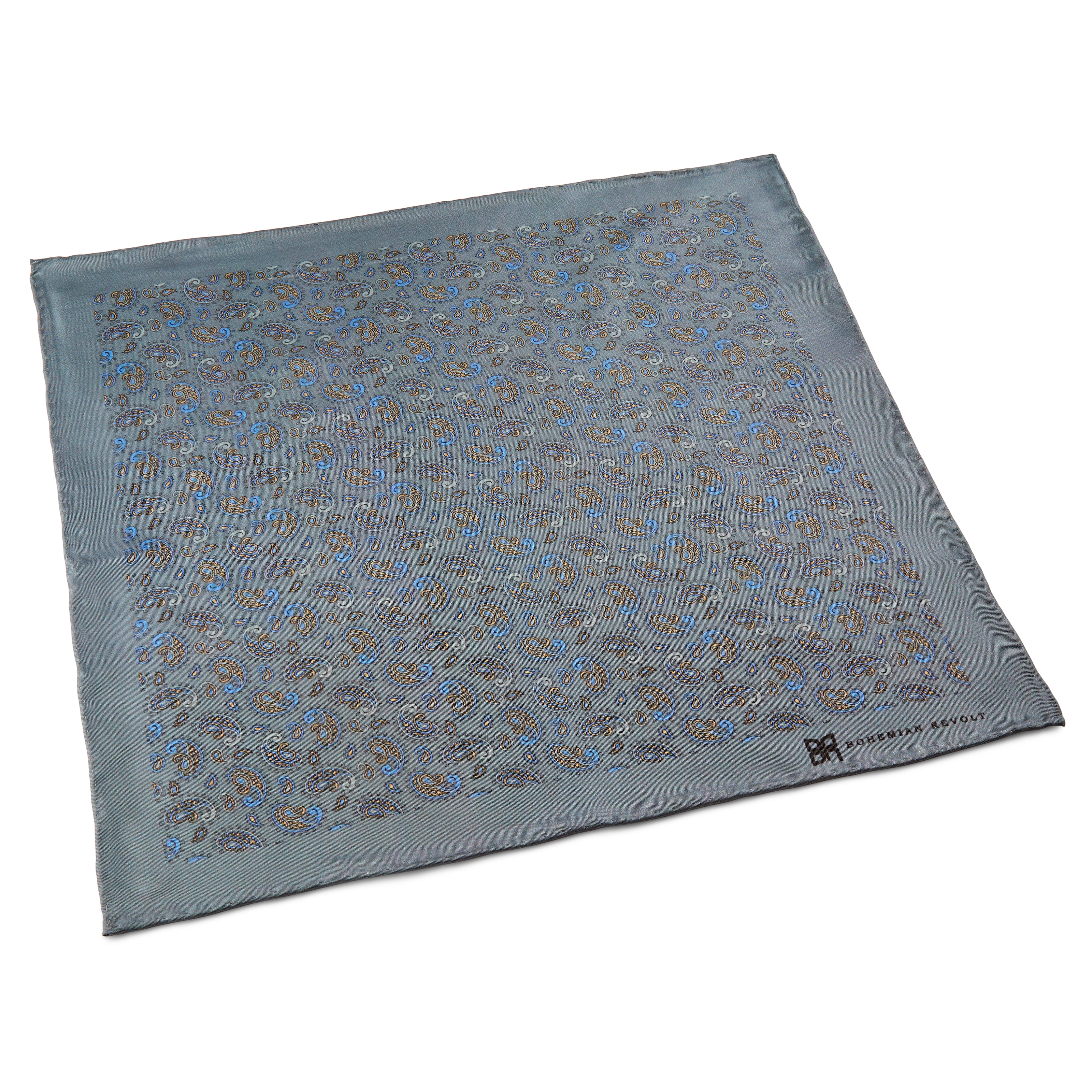 Ben Boho Seiden Einstecktuch - 2