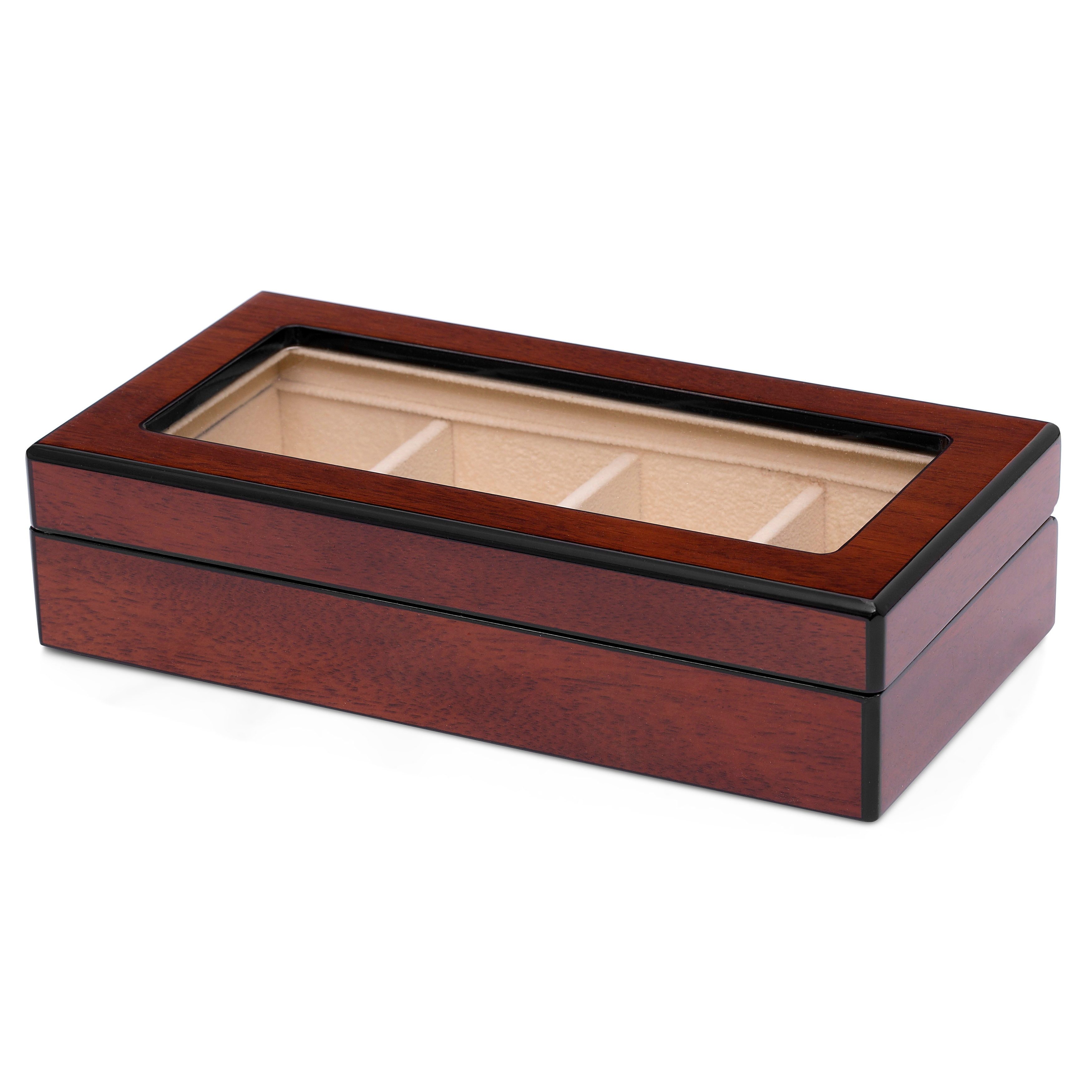 Luxe Houten Doos voor Manchetknopen - 1