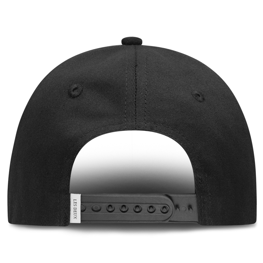 Les Deux | Casquette de baseball en daim noir sur noir II - 6