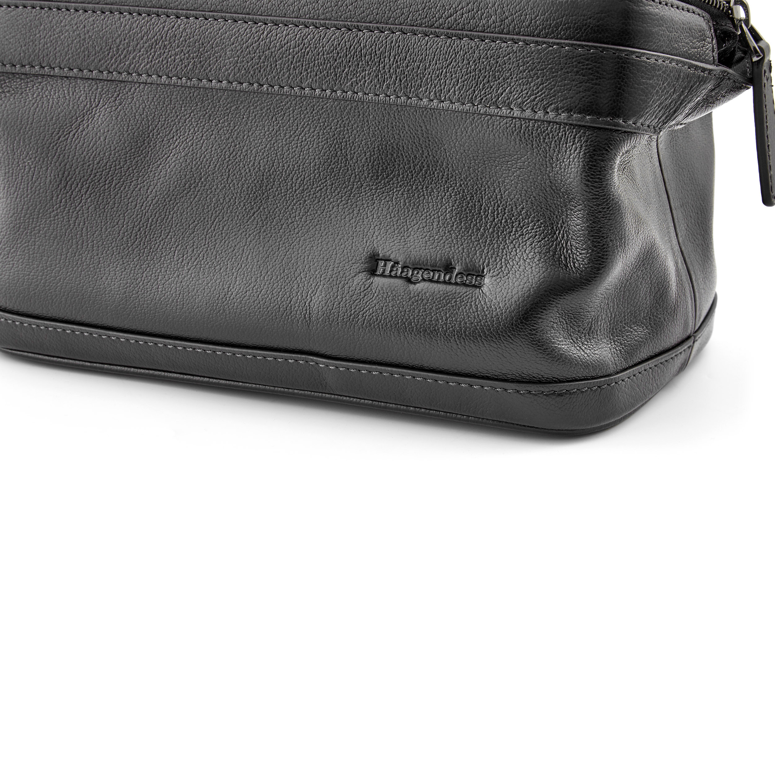 Necessär i Svart Läder - 4