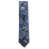 Вратовръзка в кралскосиньо и златисто с пейсли мотиви