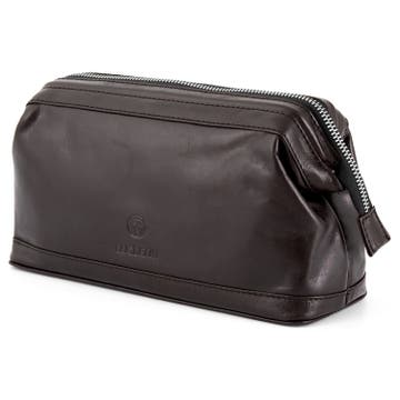 Dark Brown Tommy Jasper Wash Bag Dark Brown Tommy Jasper Wash Bag