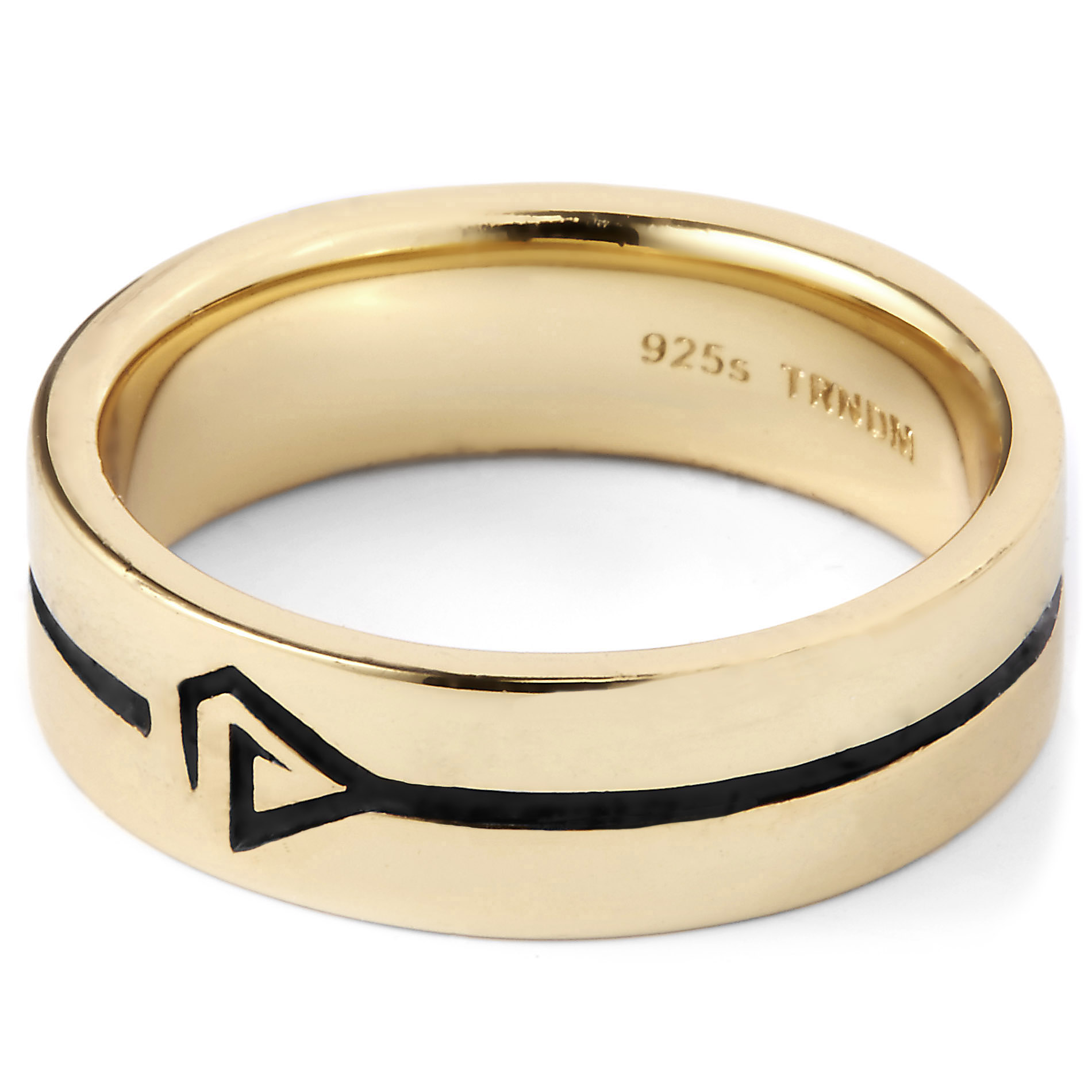 Pozlacený prsten ze stříbra 925 Northern  - 2