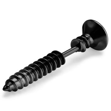Floyd Black Screw Earring Floyd Black Screw Earring