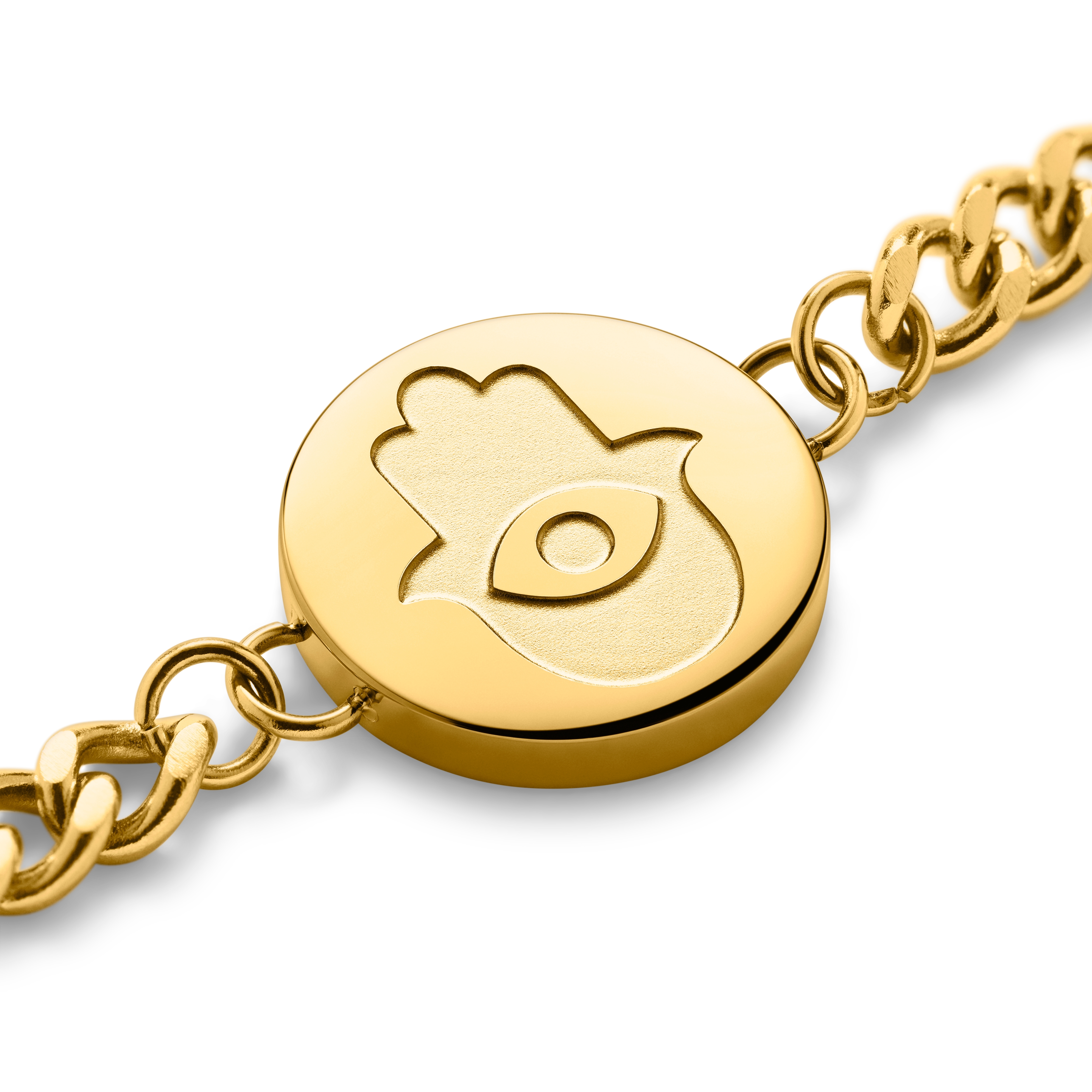 Unity | Náramek Hamsa zlaté barvy - 4