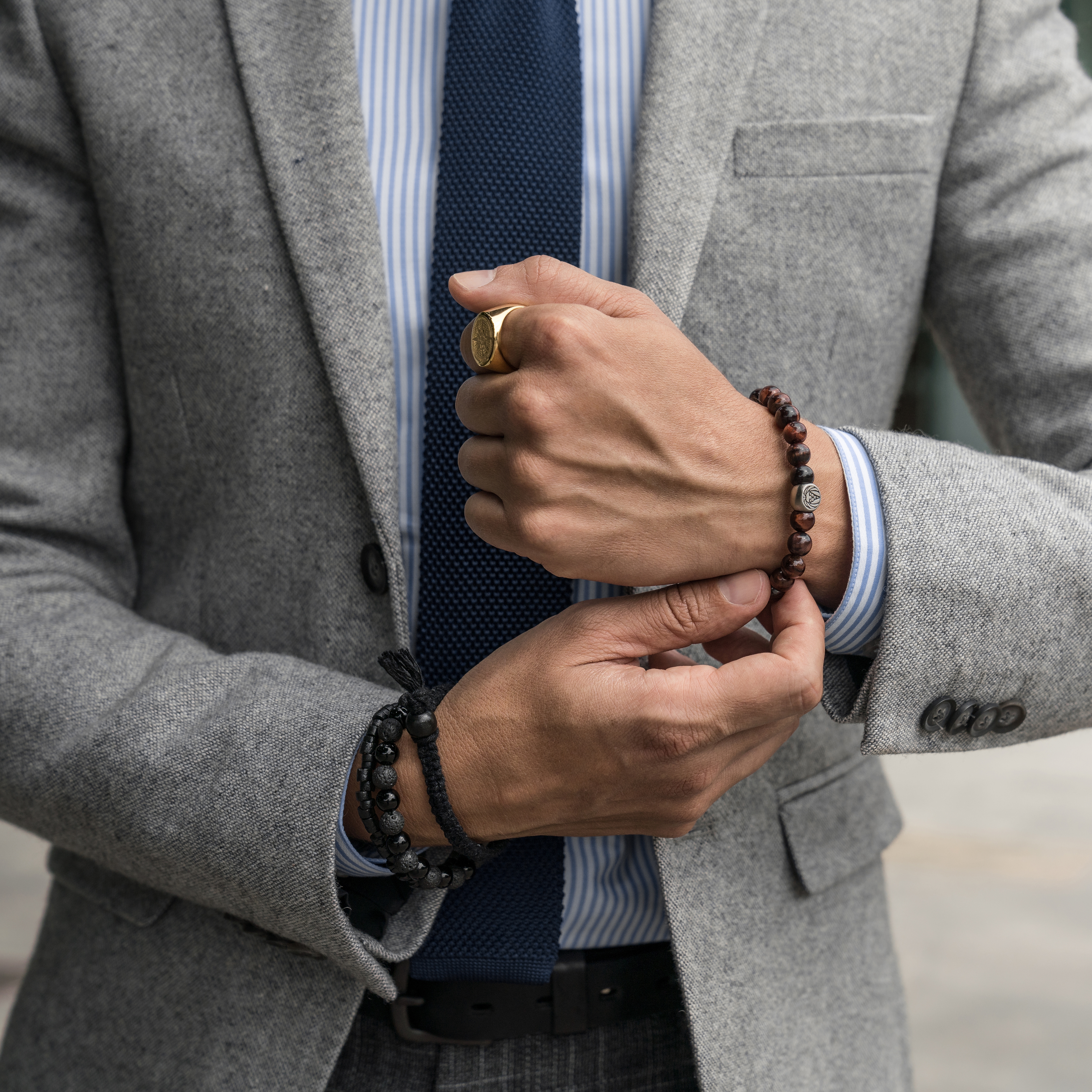 Red Tiger's Eye Bracelet - 5