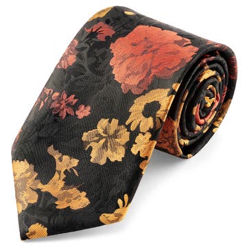 Dianthus | 8 cm Black, Orange and Yellow Flower Tie Dianthus | 8 cm Black, Orange and Yellow Flower Tie