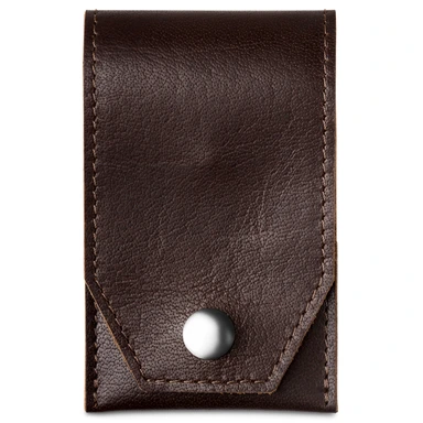 Dark Brown Buffalo Leather Safety Razor Carrying Case Dark Brown Buffalo Leather Safety Razor Carrying Case