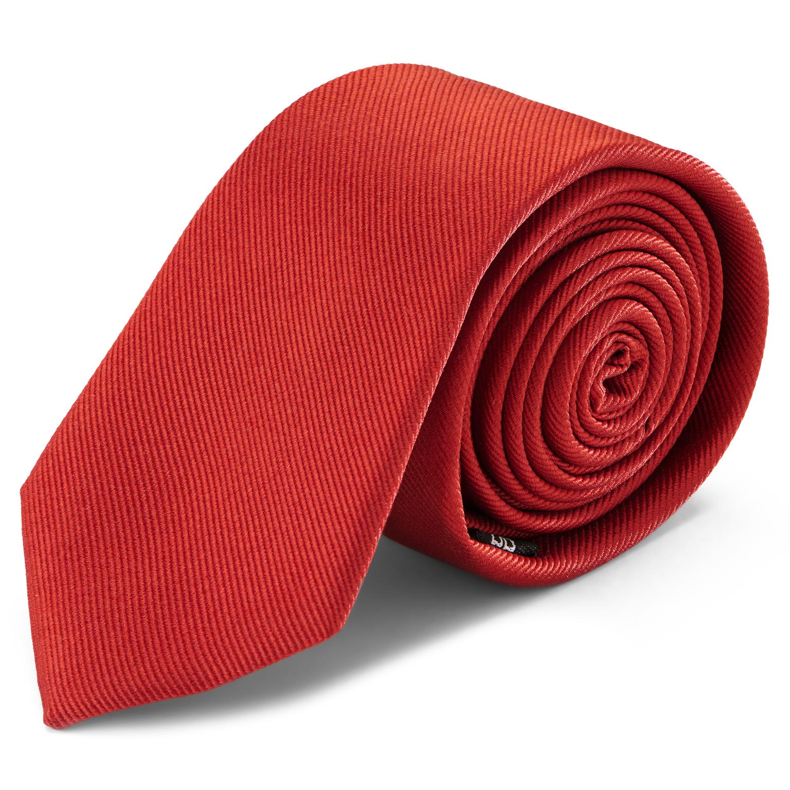 Vörös twill-selyem nyakkendő - 6 cm Vörös twill-selyem nyakkendő - 6 cm