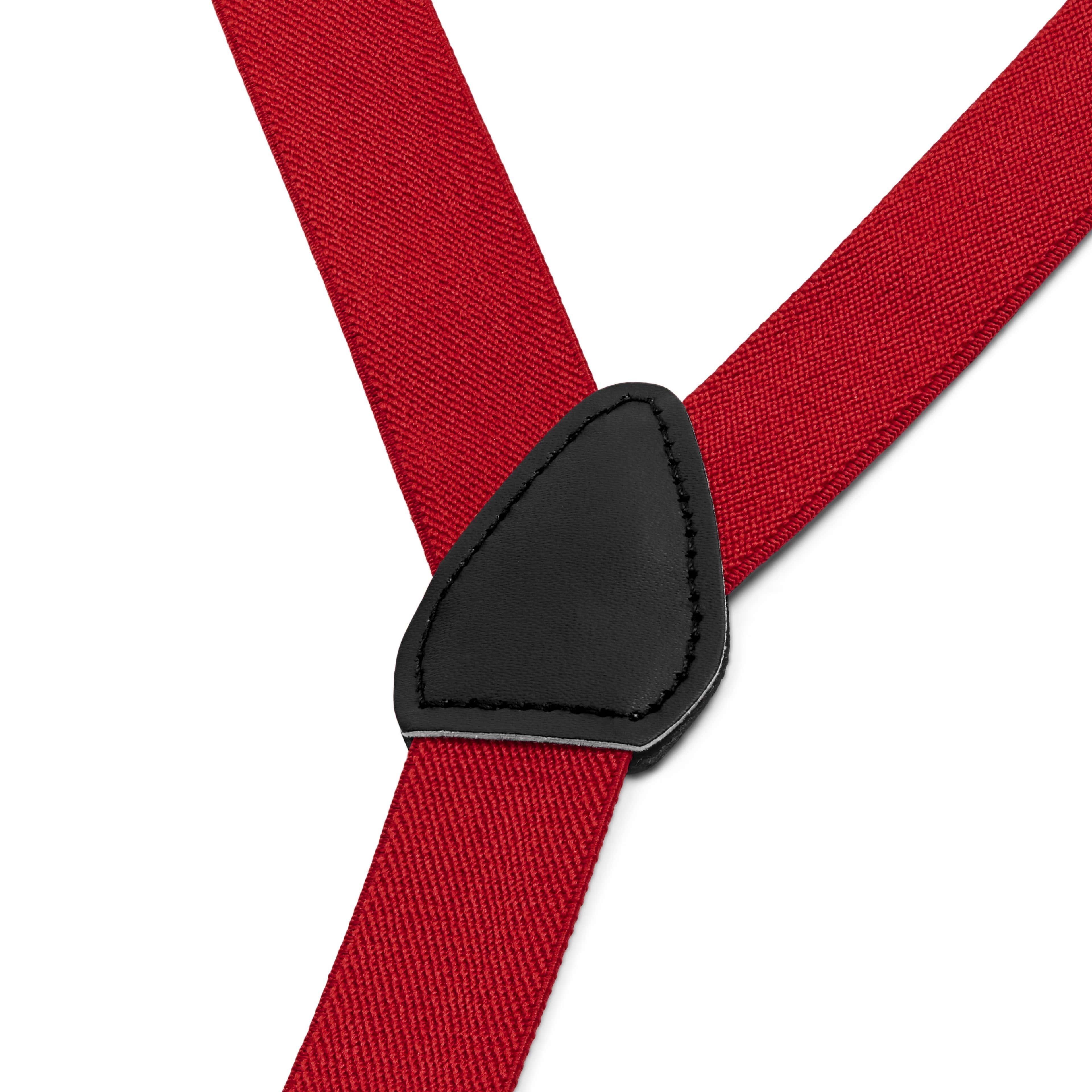 Crimson Slim Clip-On Suspenders  - 3 - gallery