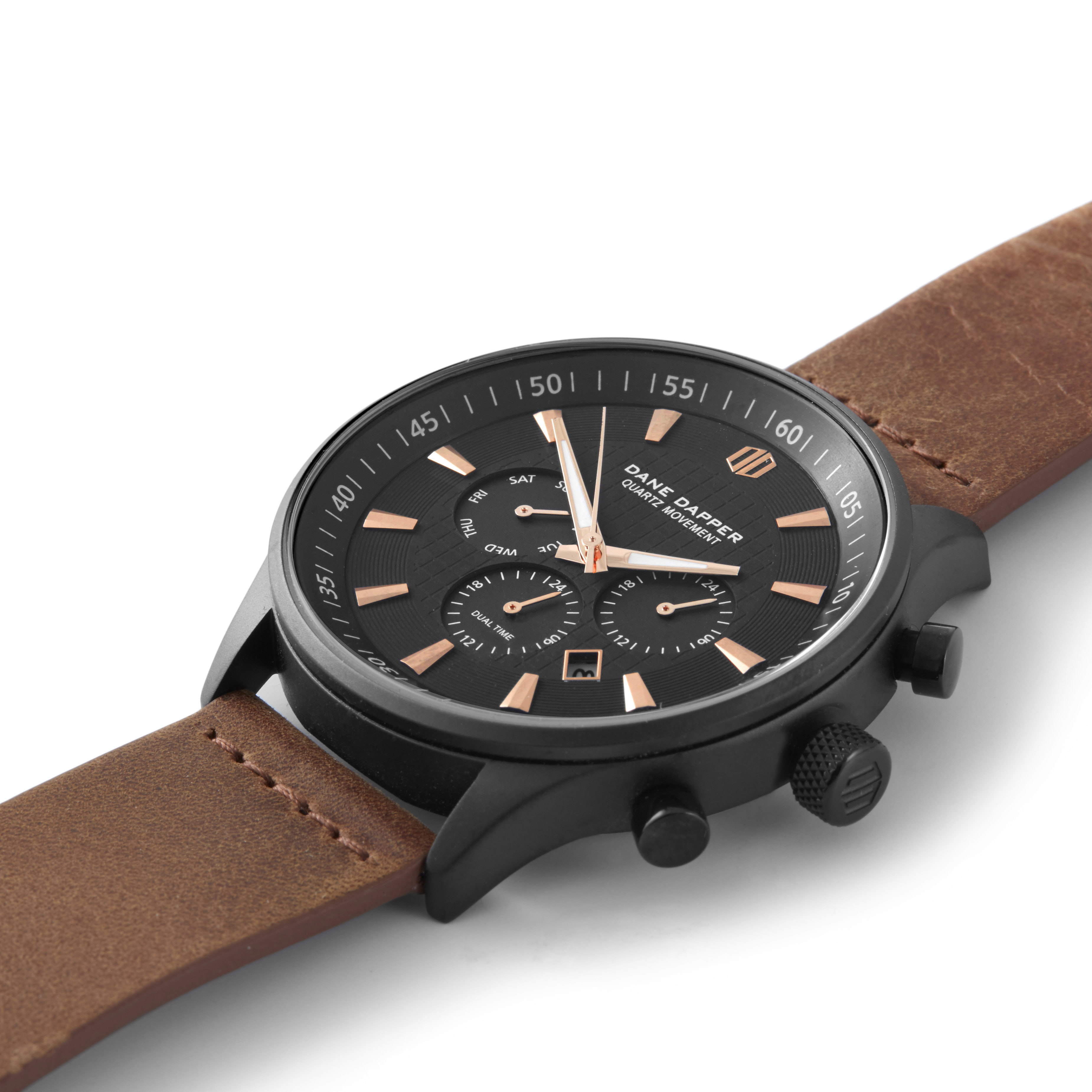 Brown & Black Troika Watch - 2