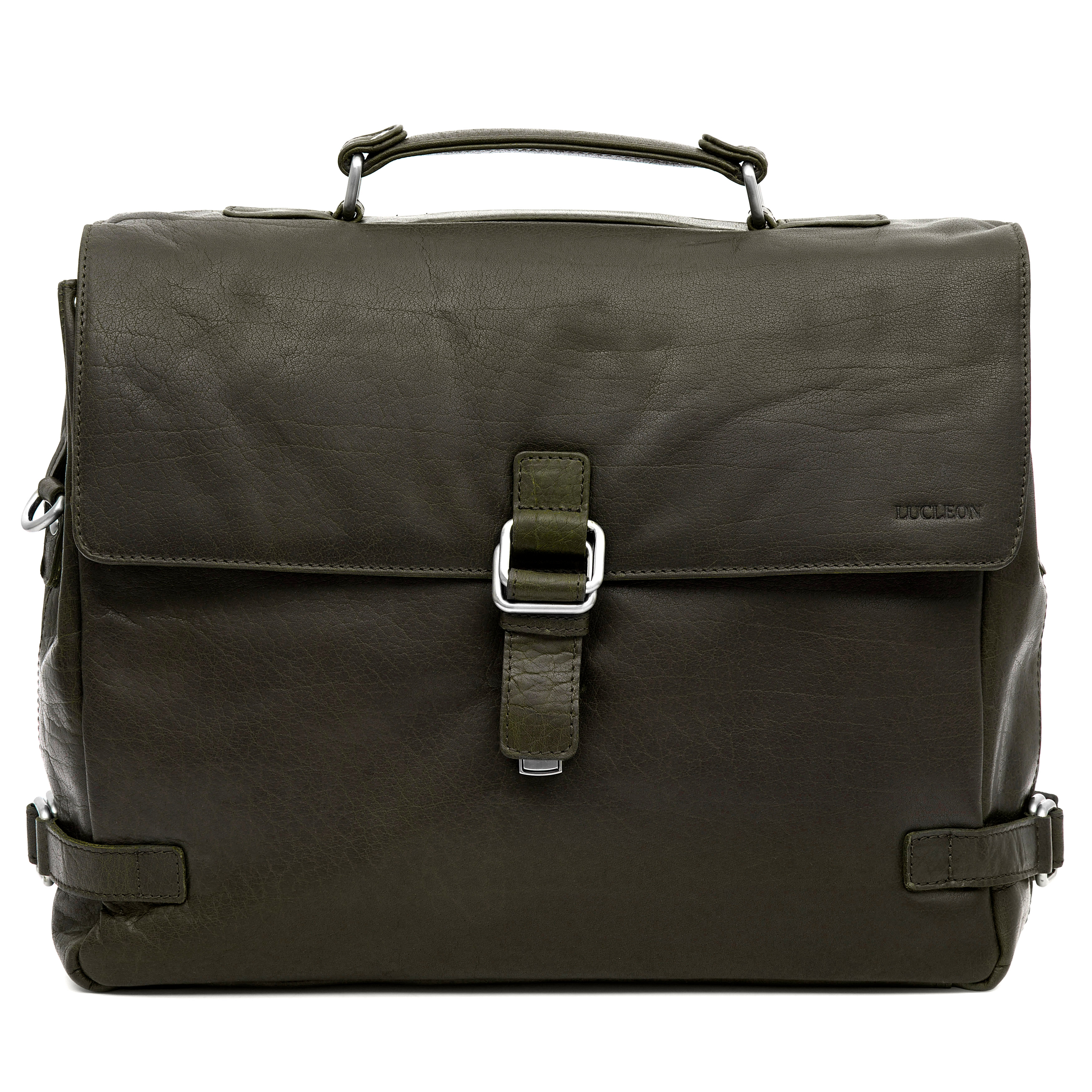 Montreal Luksuriøs Olivengrønn Skinnveske - 2