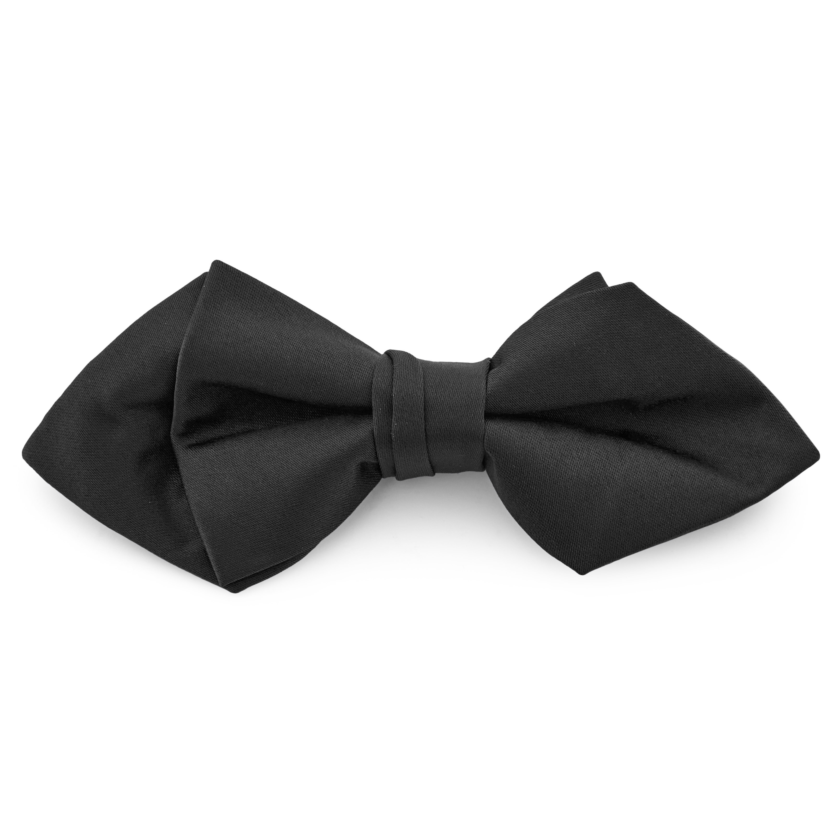 Black Basic Pre-Tied Bow Tie, In stock!