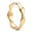 Molten | Guldtonet Rustfrit Stål Bølget Ring - 6 mm Molten | Guldtonet Rustfrit Stål Bølget Ring - 6 mm