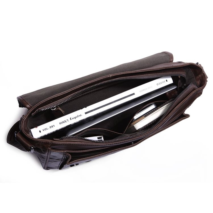 Trendhim - Brun Overly Lædertaske - 5