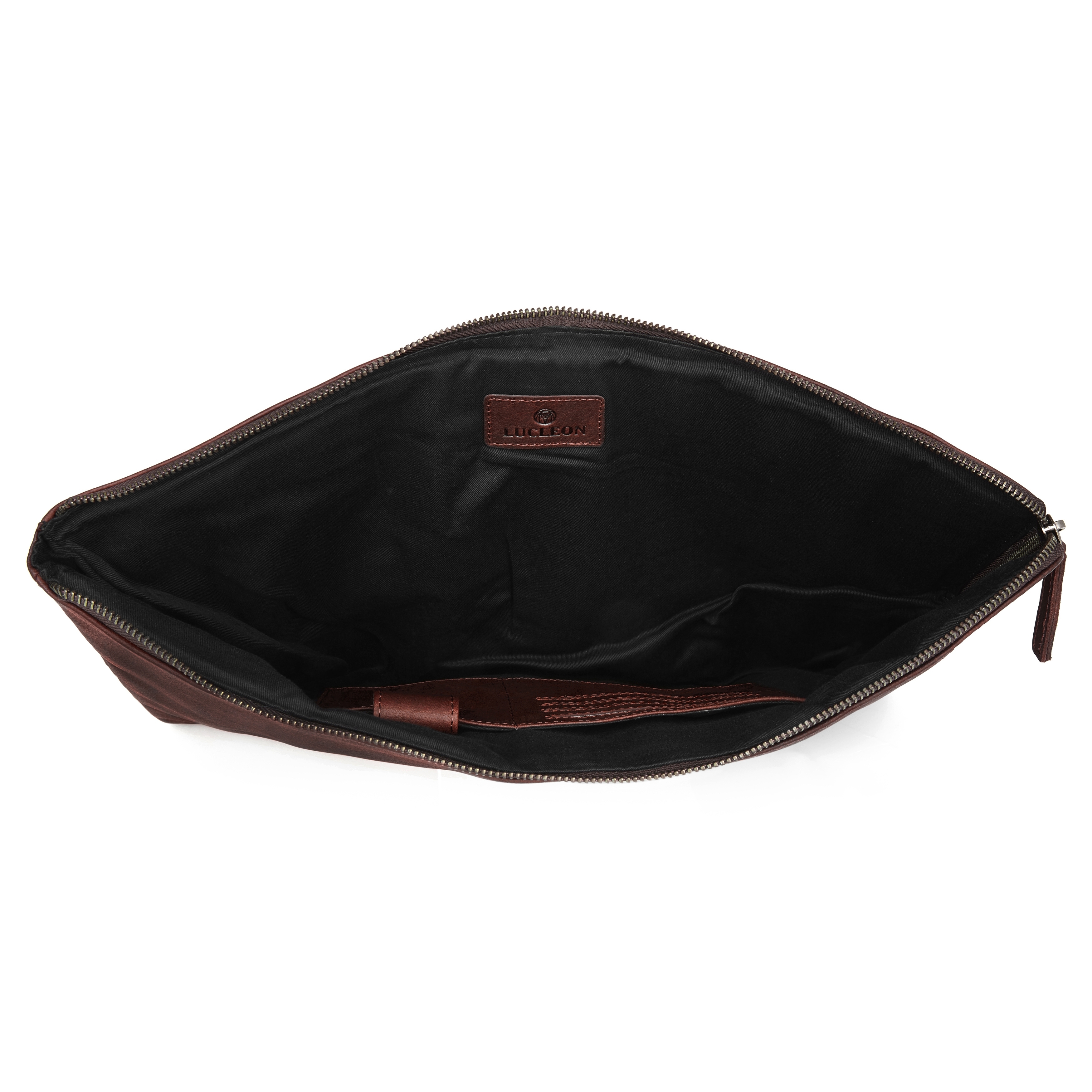 Oxford Brown Laptop Leather Sleeve - 5
