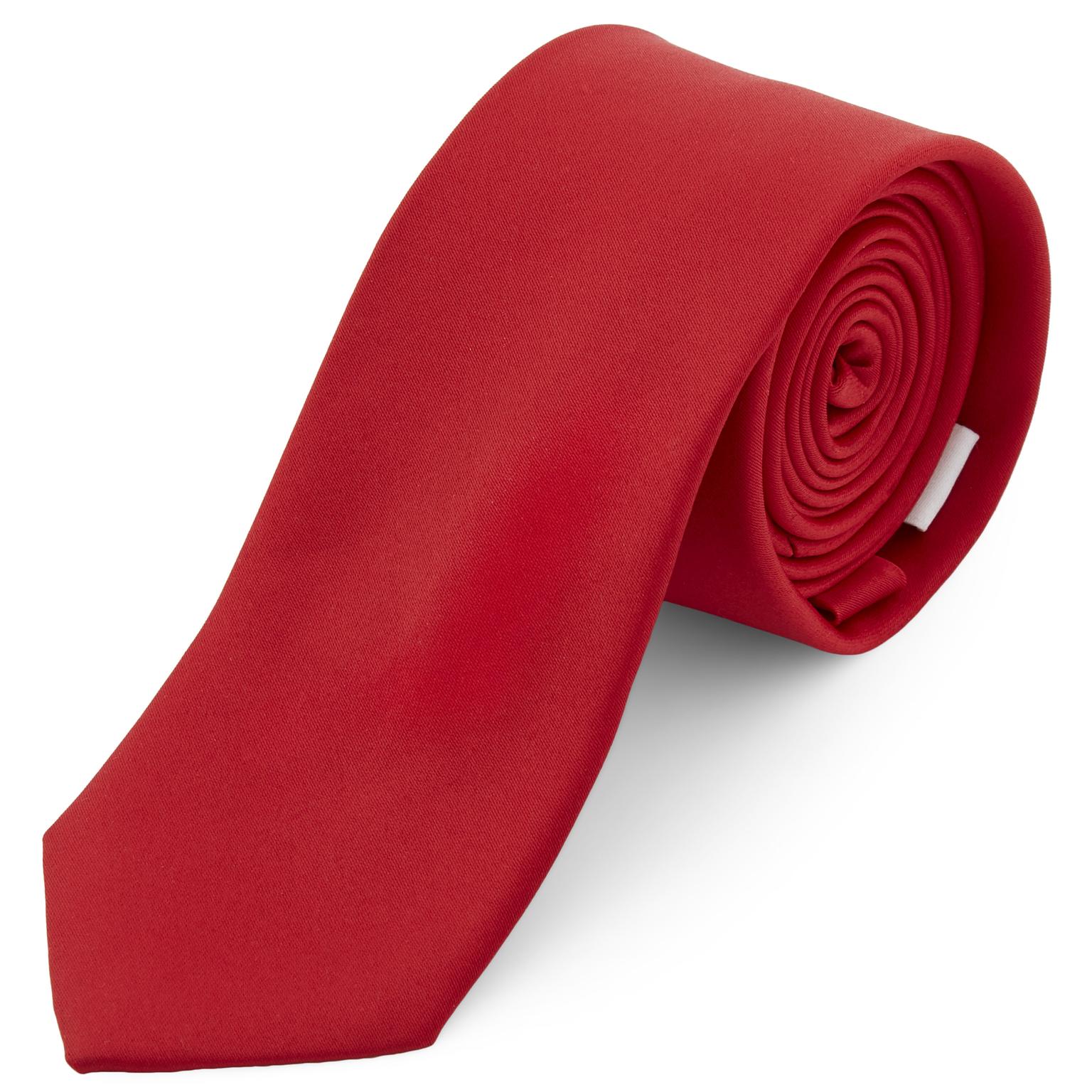 Red 6cm Basic Tie Red 6cm Basic Tie