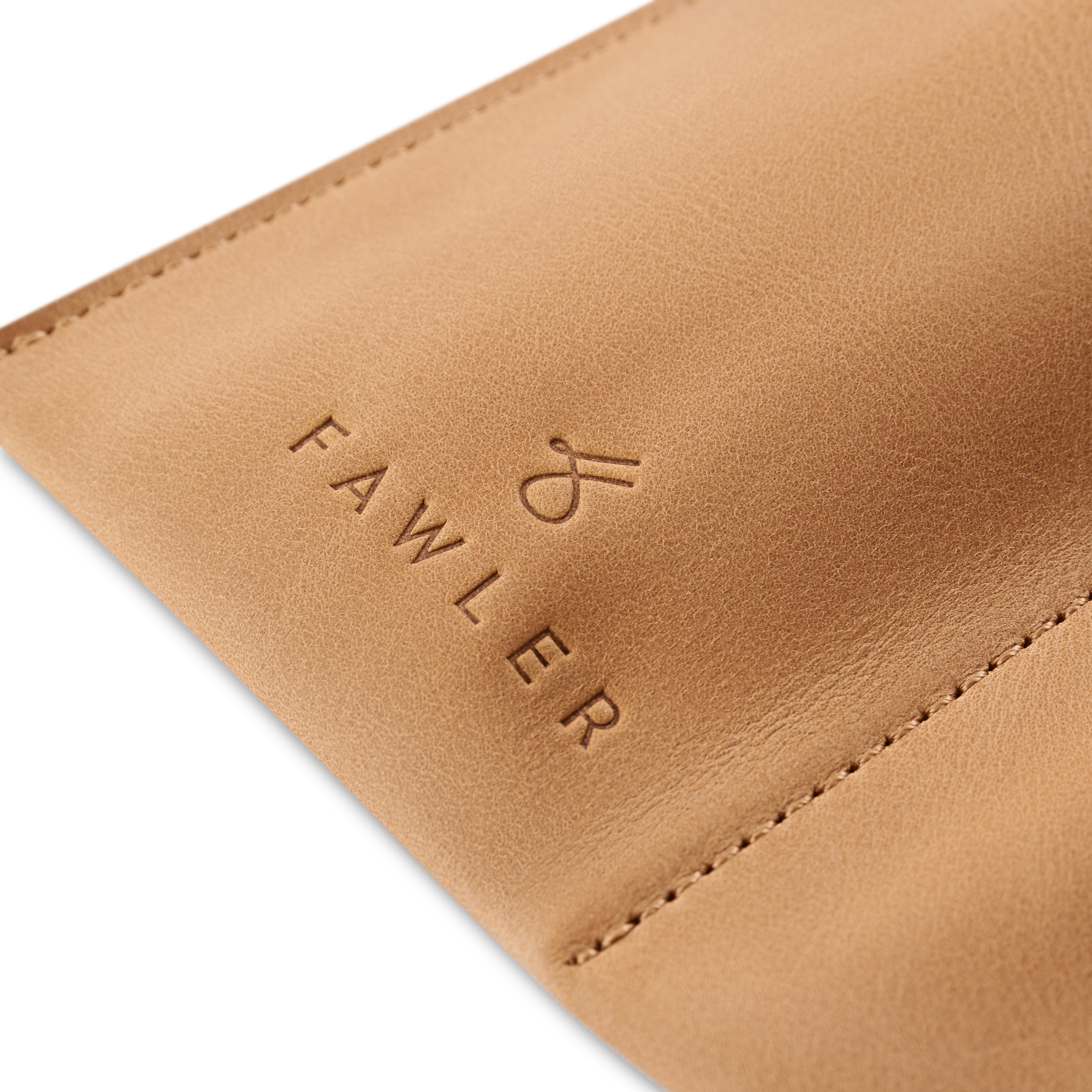 Tan Top-grain Leather Travel Watch Roll - 4