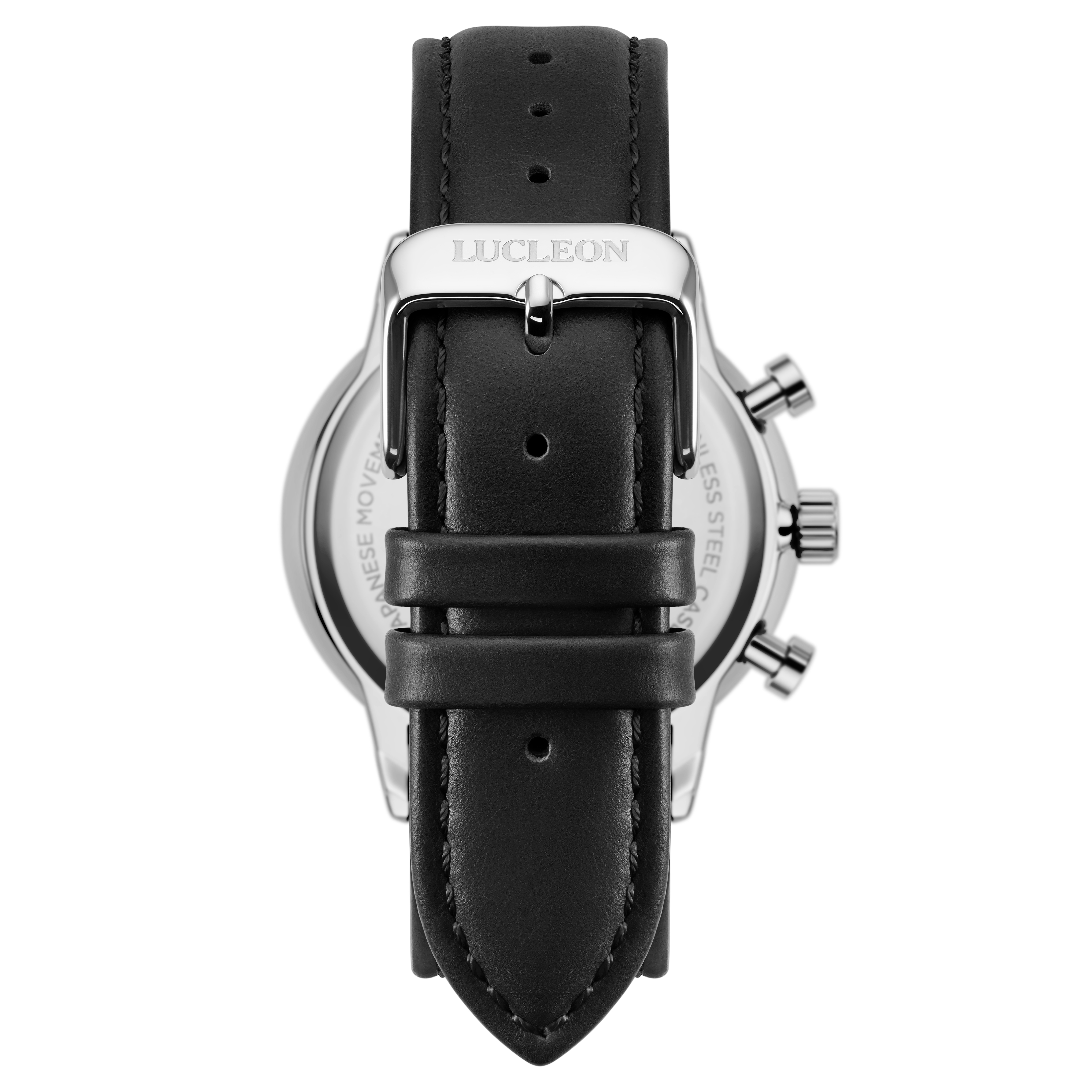Ternion | Black and White Stainless Steel Dual-time Watch - 8
