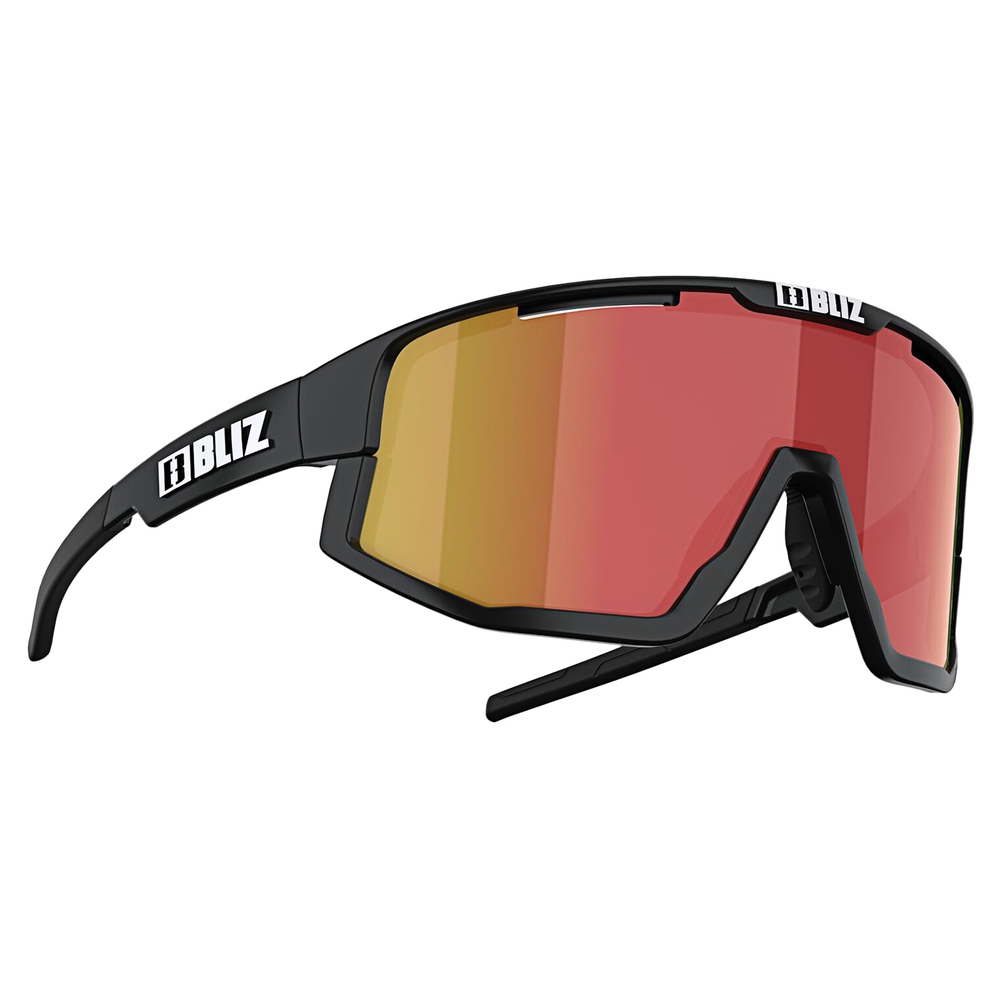 Lunettes de soleil enveloppantes noir et rouge | Bliz 0ZB7001 - 3