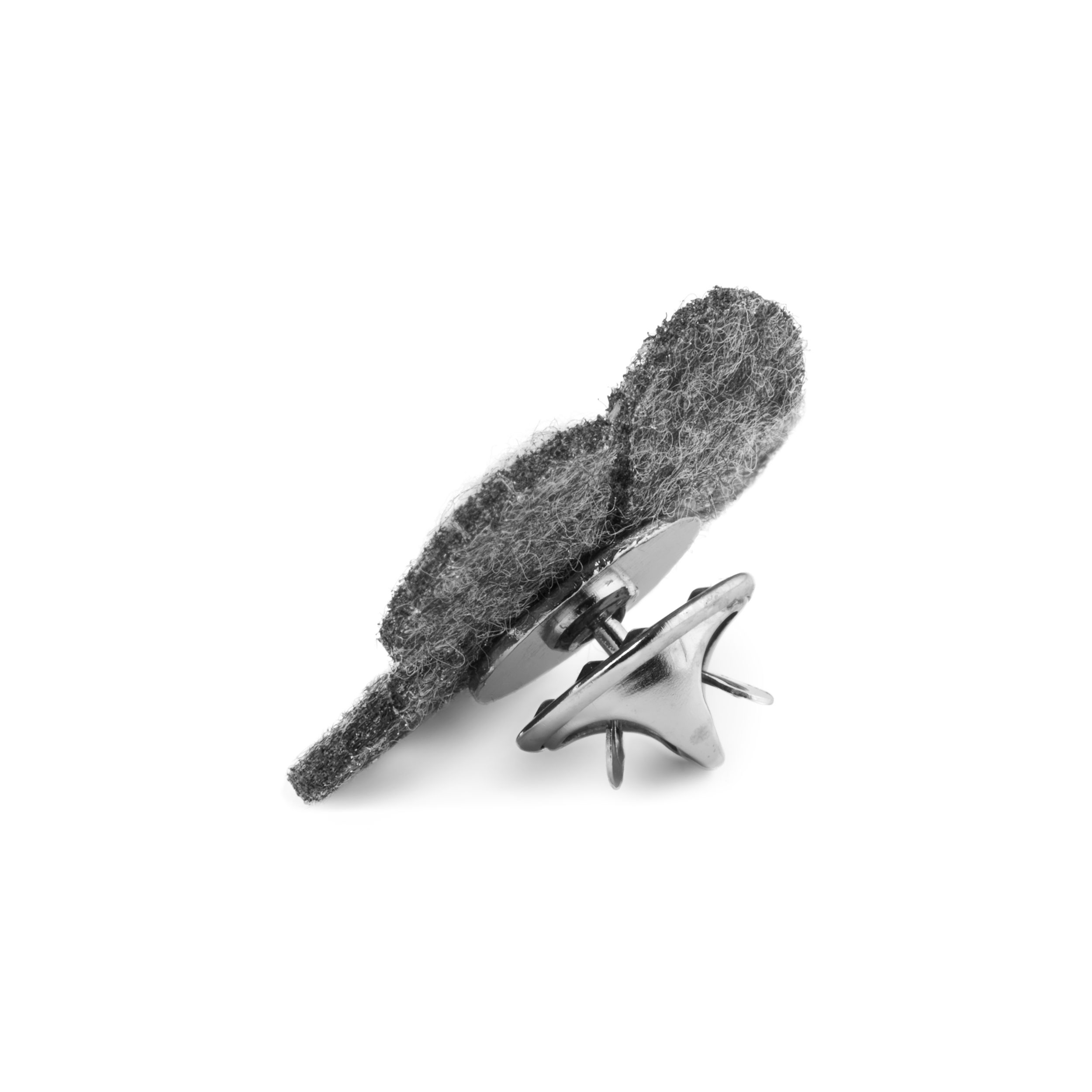 Jakkenål med Grå Blomst - 4