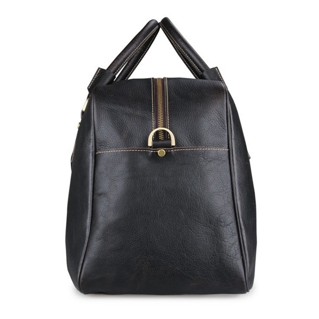 Rjava usnjena nočna torba - 4