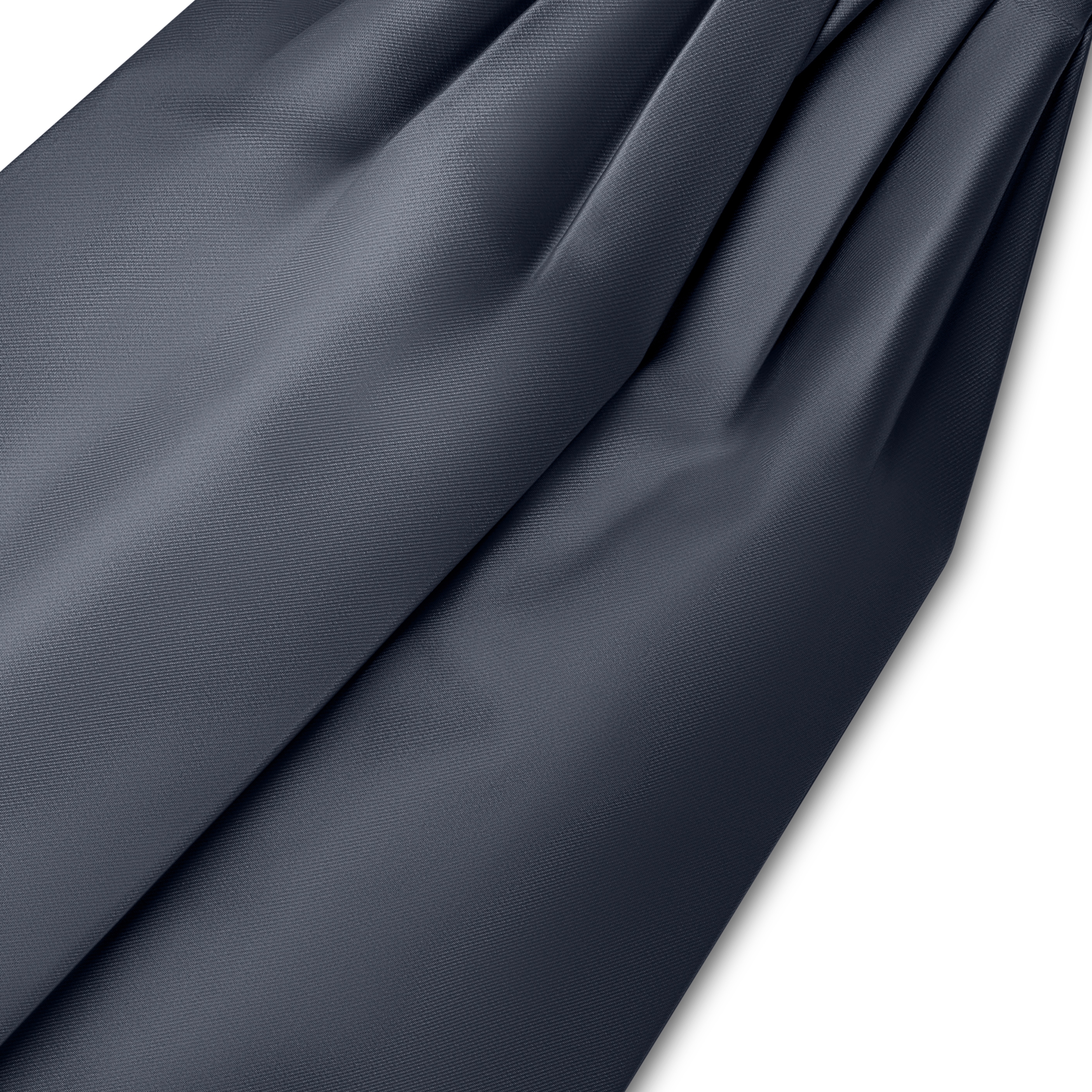 Graphite Satin Cravat - 2