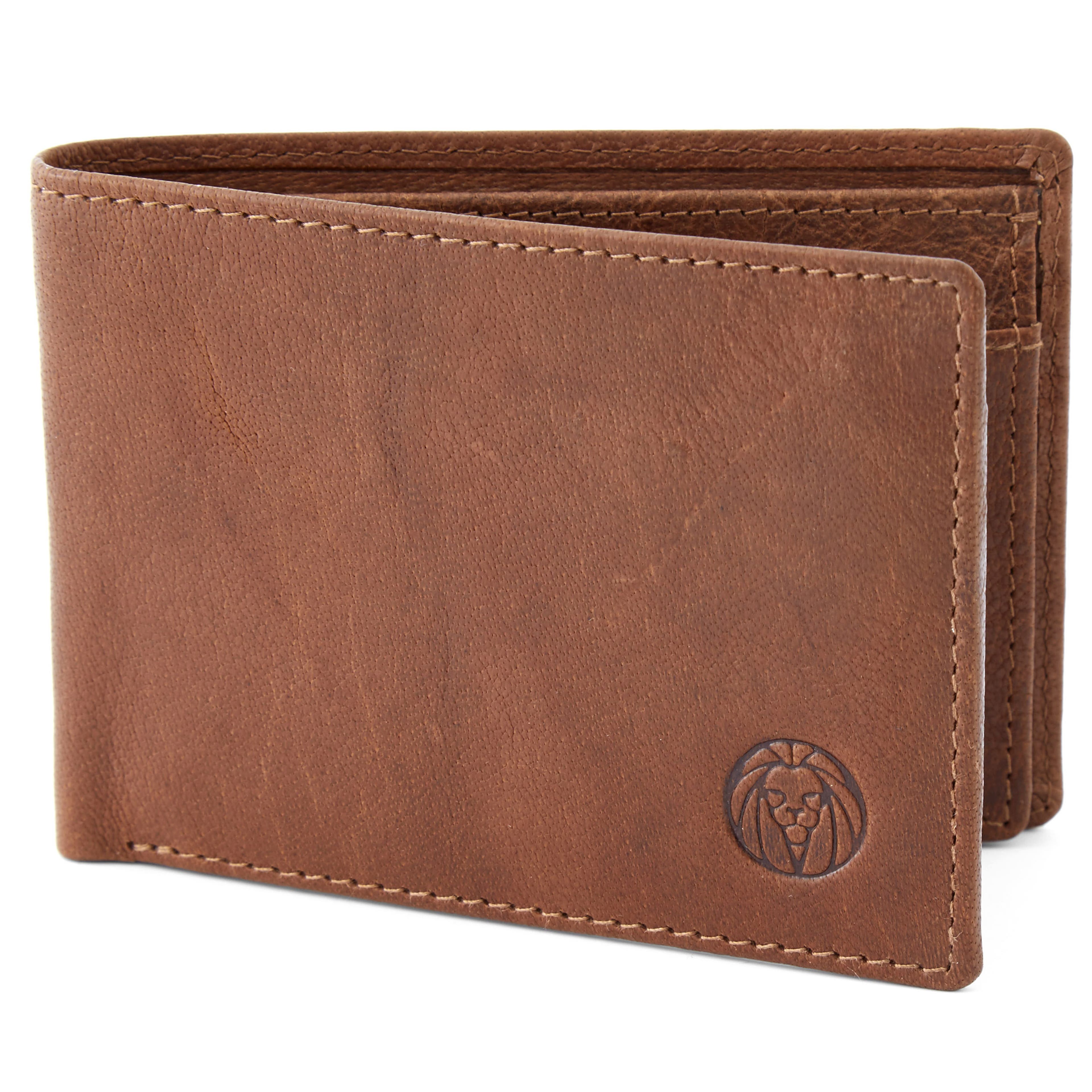 California | Small Tan Leather Wallet