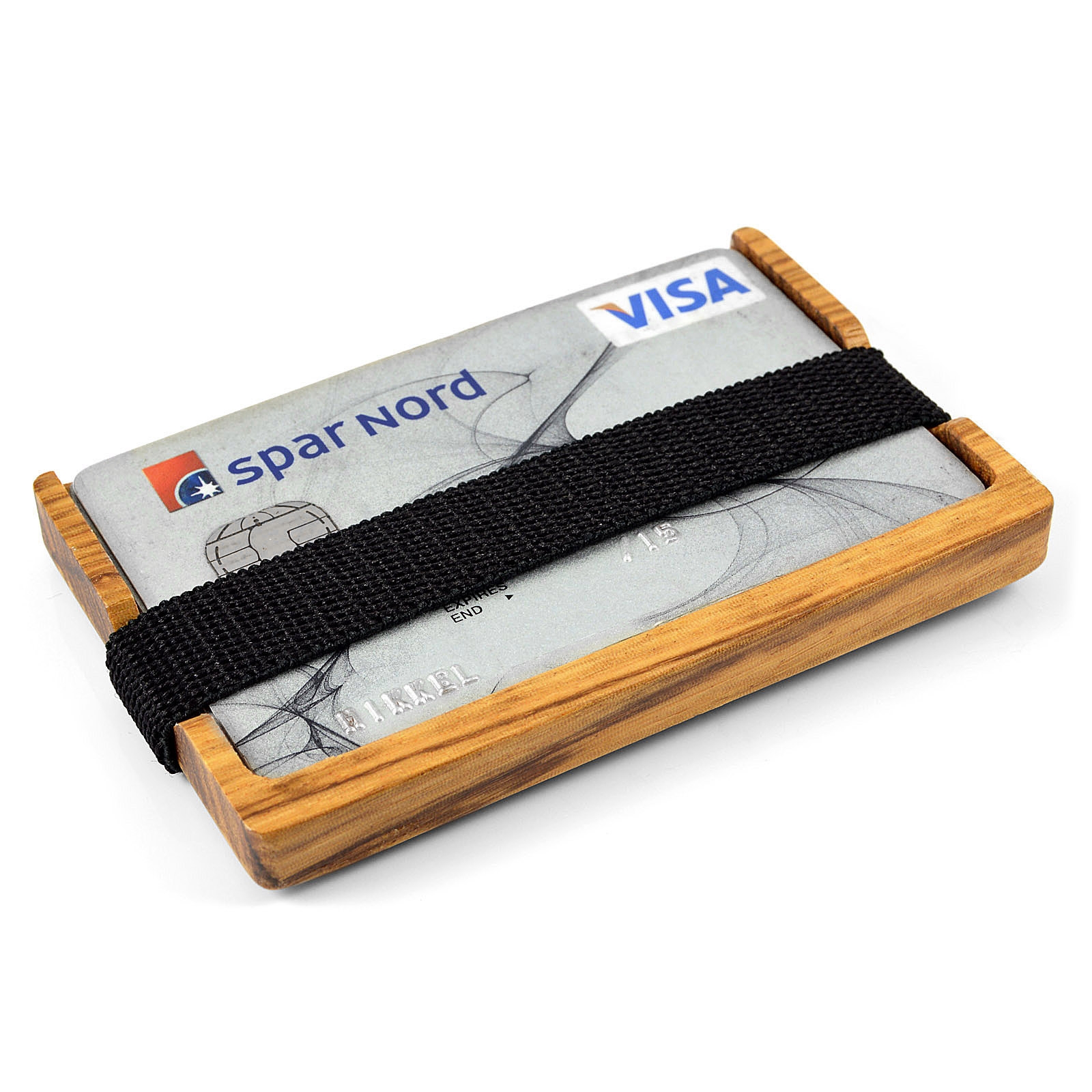 Zebrawood púzdro na vizitky a mince - 2