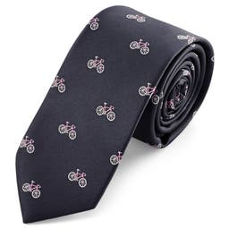 Motos | Tengerészkék kerékpáros nyakkendő - 6 cm