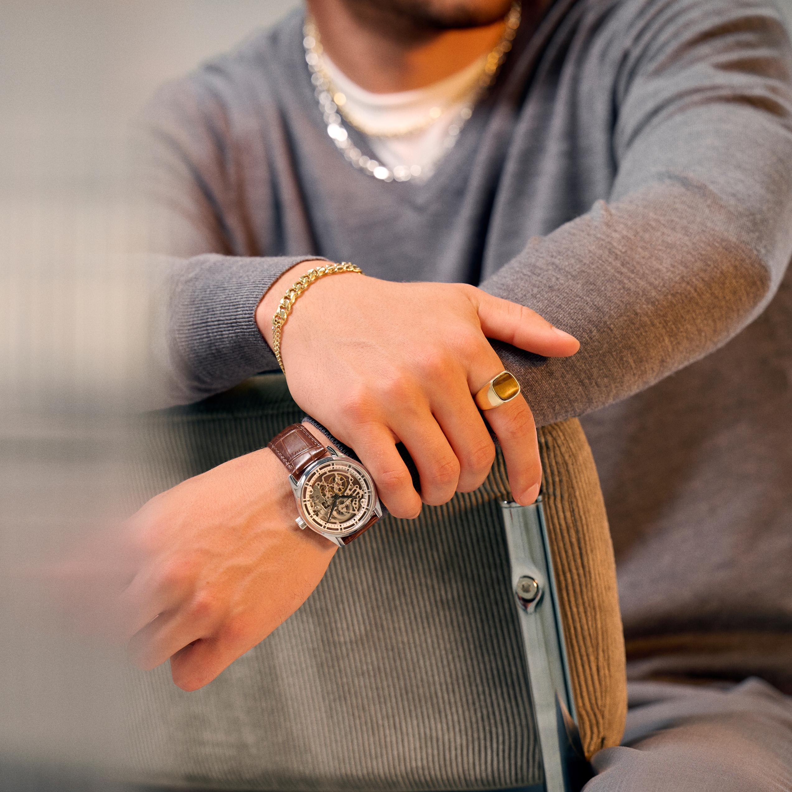 Montre squelette automatique Stefan Motus - 4