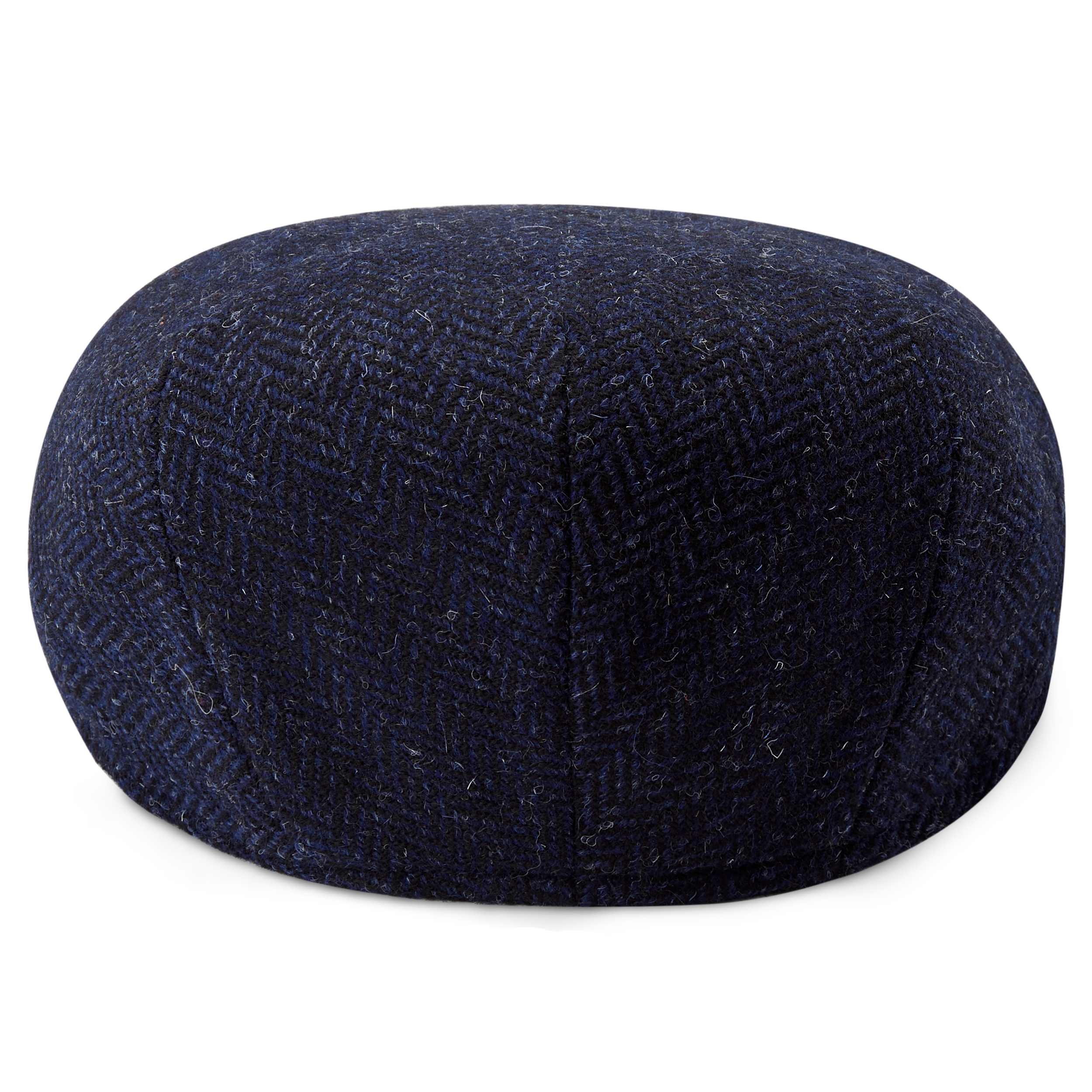 Eddye Blue Wool Fido Flat Cap - 6