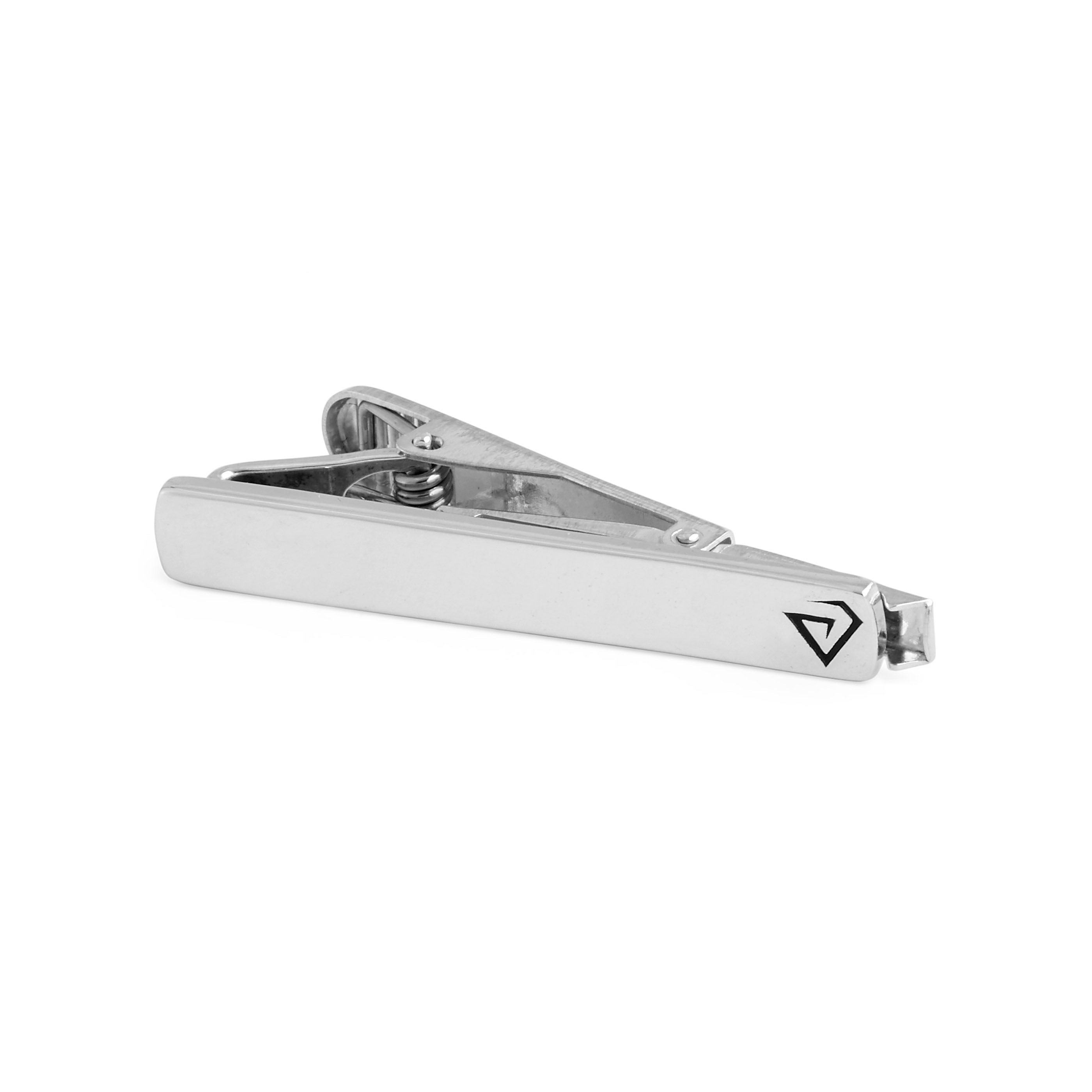 Short Northern Logo 925s Silver Tie Clip - 3