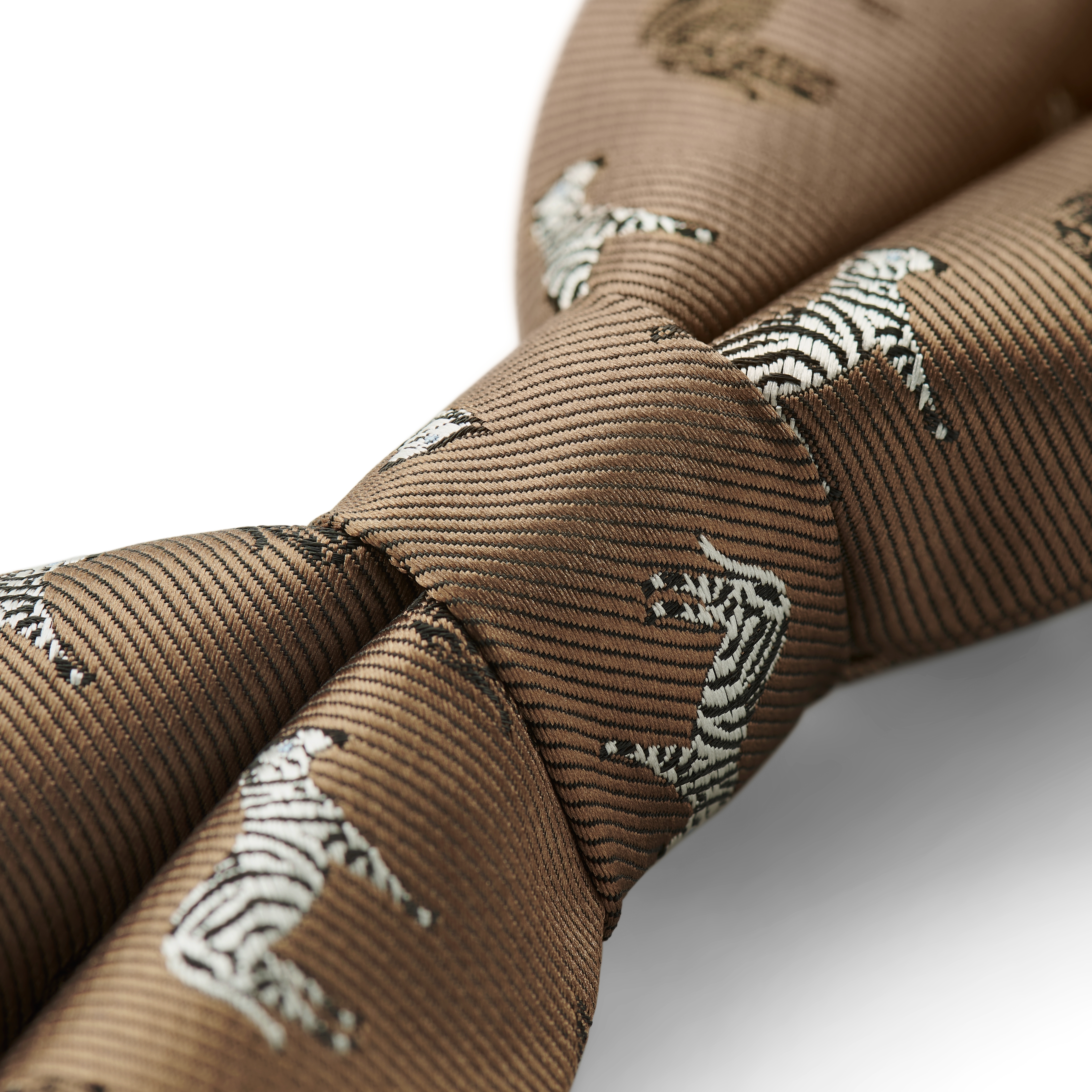 Zoikos | Brown Zebra Pre-Tied Bow Tie | In stock! | Trendhim