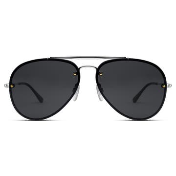 Occasus | Černé gradientní sluneční brýle Aviator