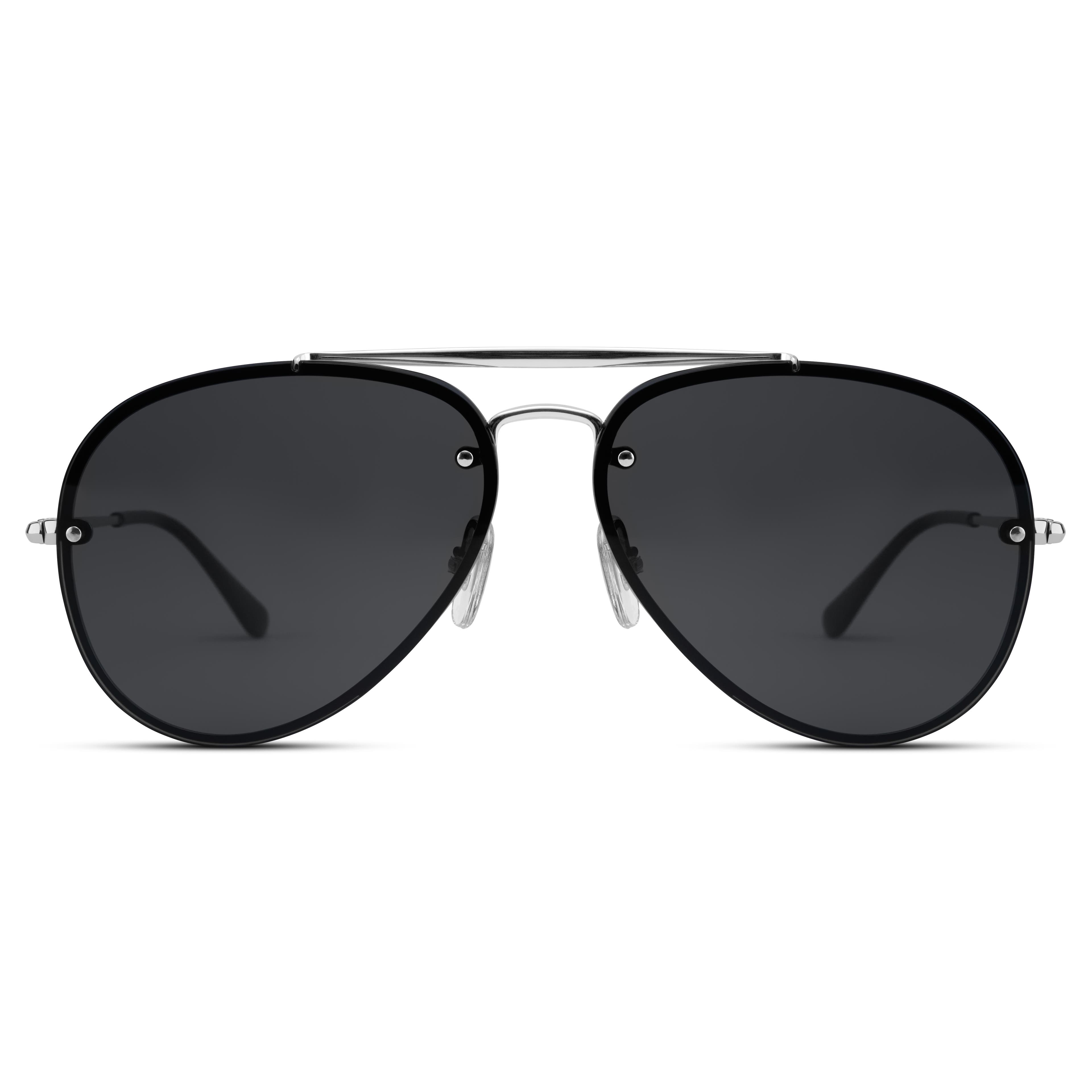 Occasus | Lunettes de soleil Aviator à verres noirs dégradés Occasus | Lunettes de soleil Aviator à verres noirs dégradés