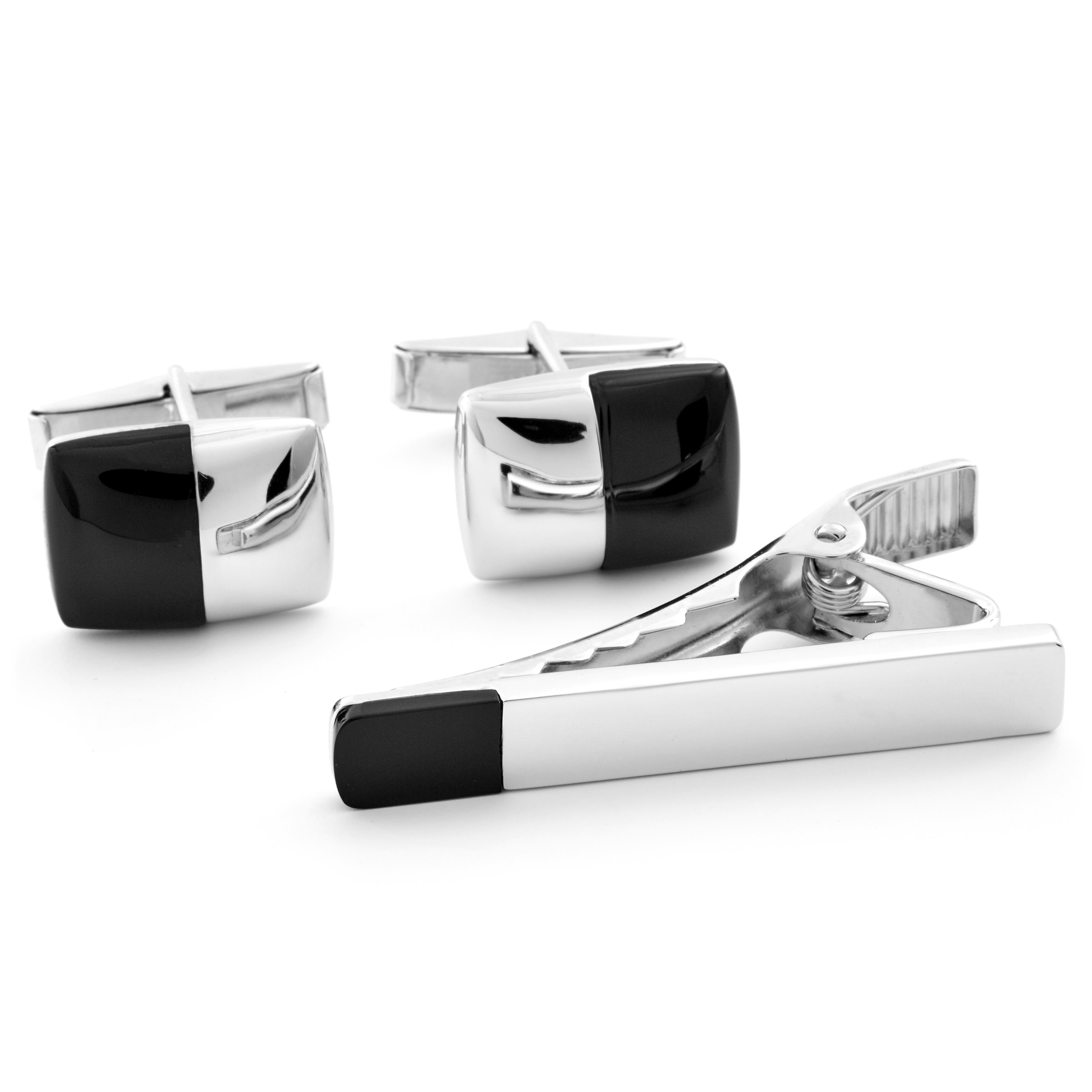 Svart och Silver 925s Set - 1