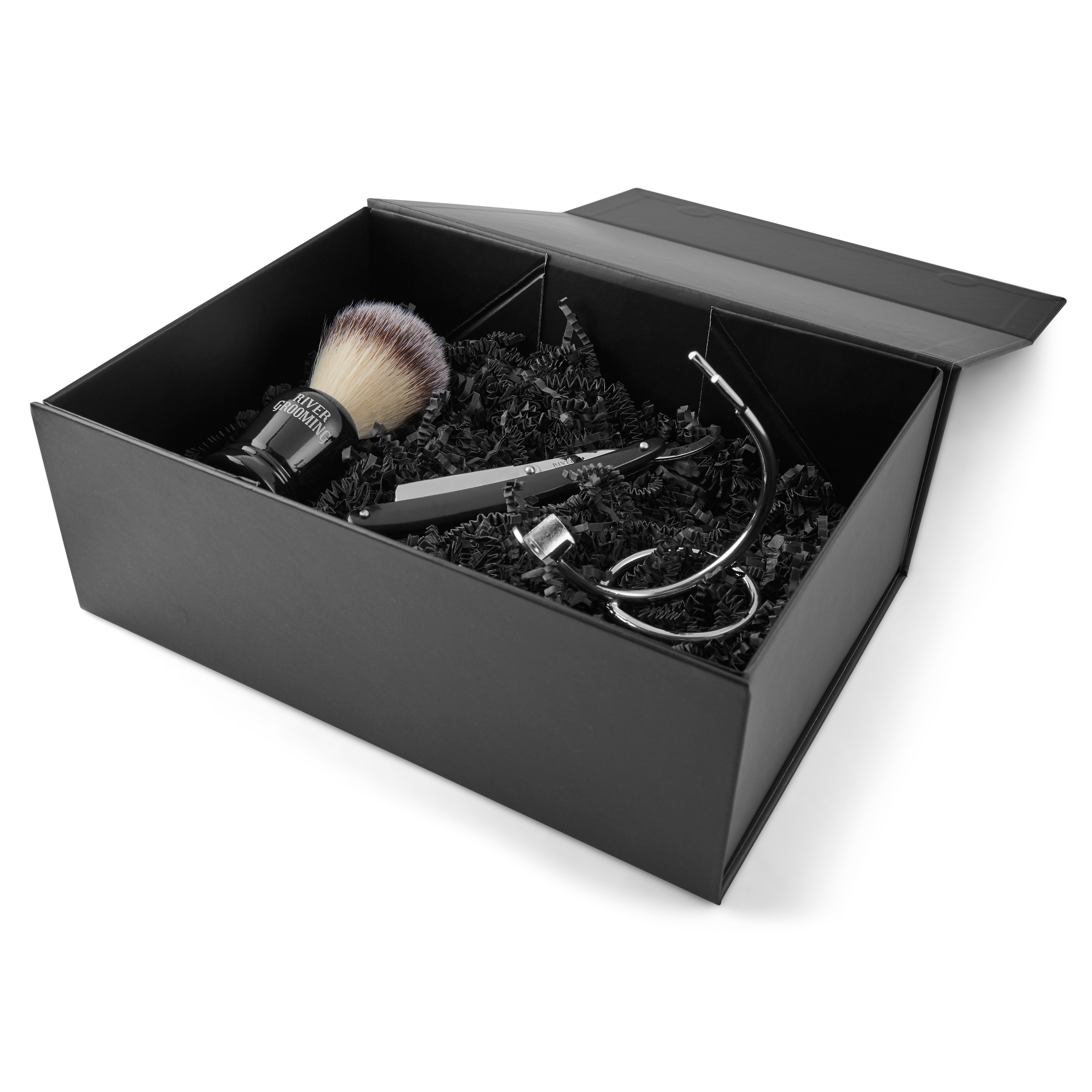 Kit de afeitado sencillo negro - 3