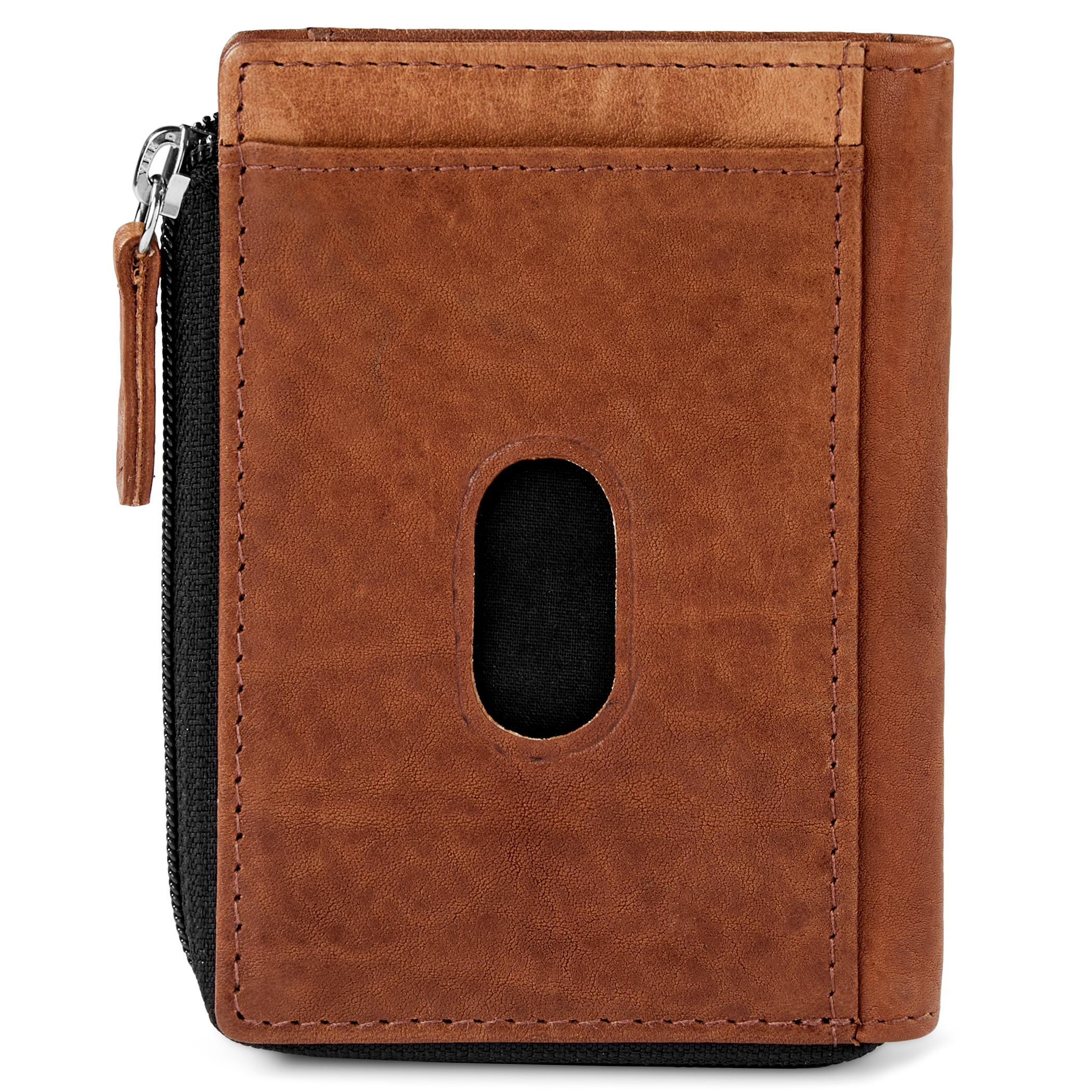 Cambodia Casual Hellbraune RFID Leder Geldbörse - 3