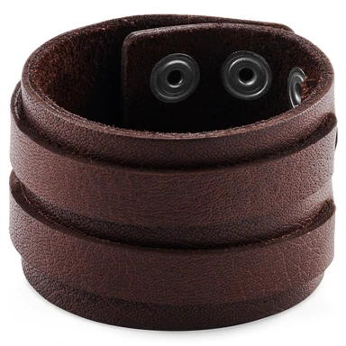 Gladius | Grovt Brunt Armband i Fullkornigt Buffelläder Gladius | Grovt Brunt Armband i Fullkornigt Buffelläder