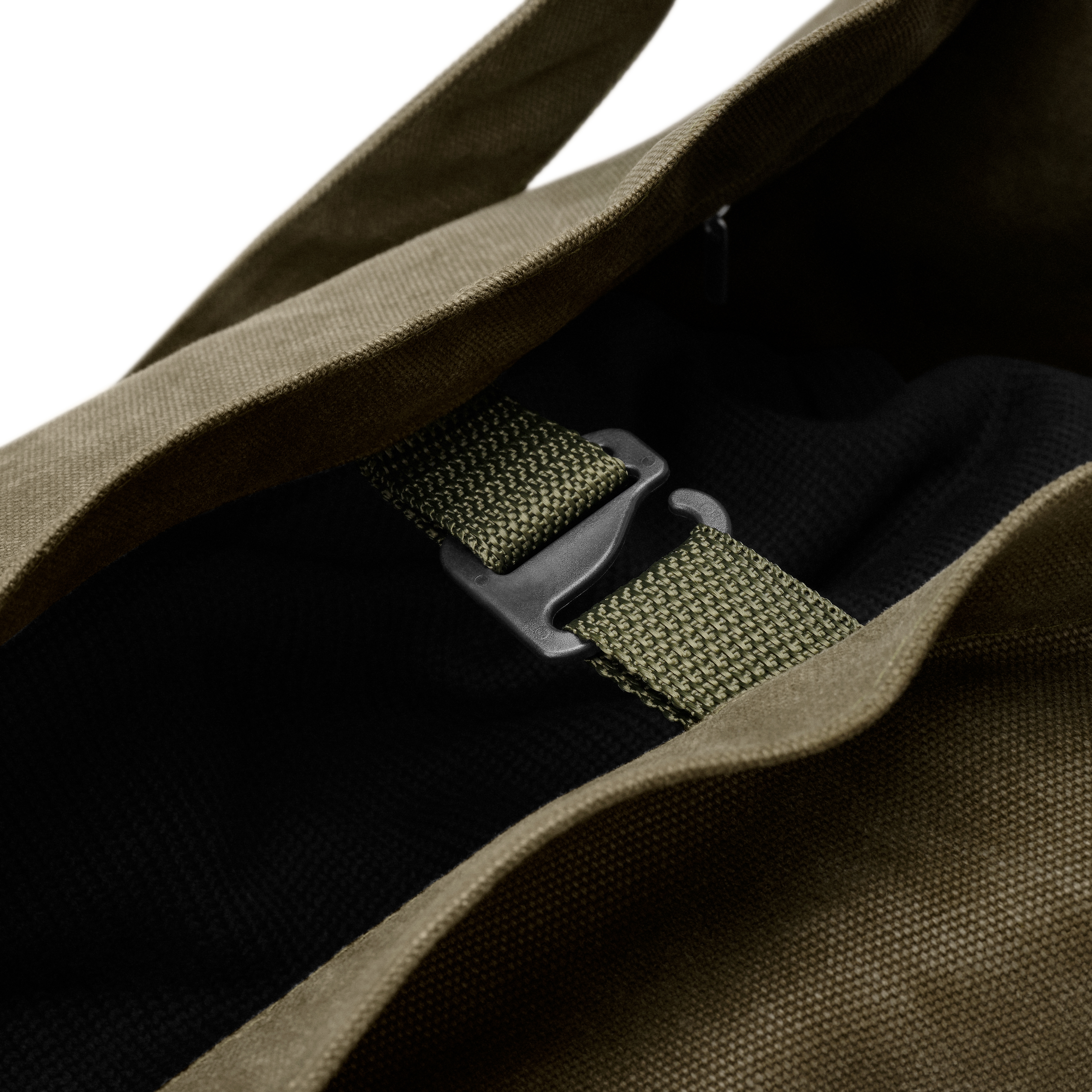 Waykins – Große olivgrüne Baumwolltasche - 6