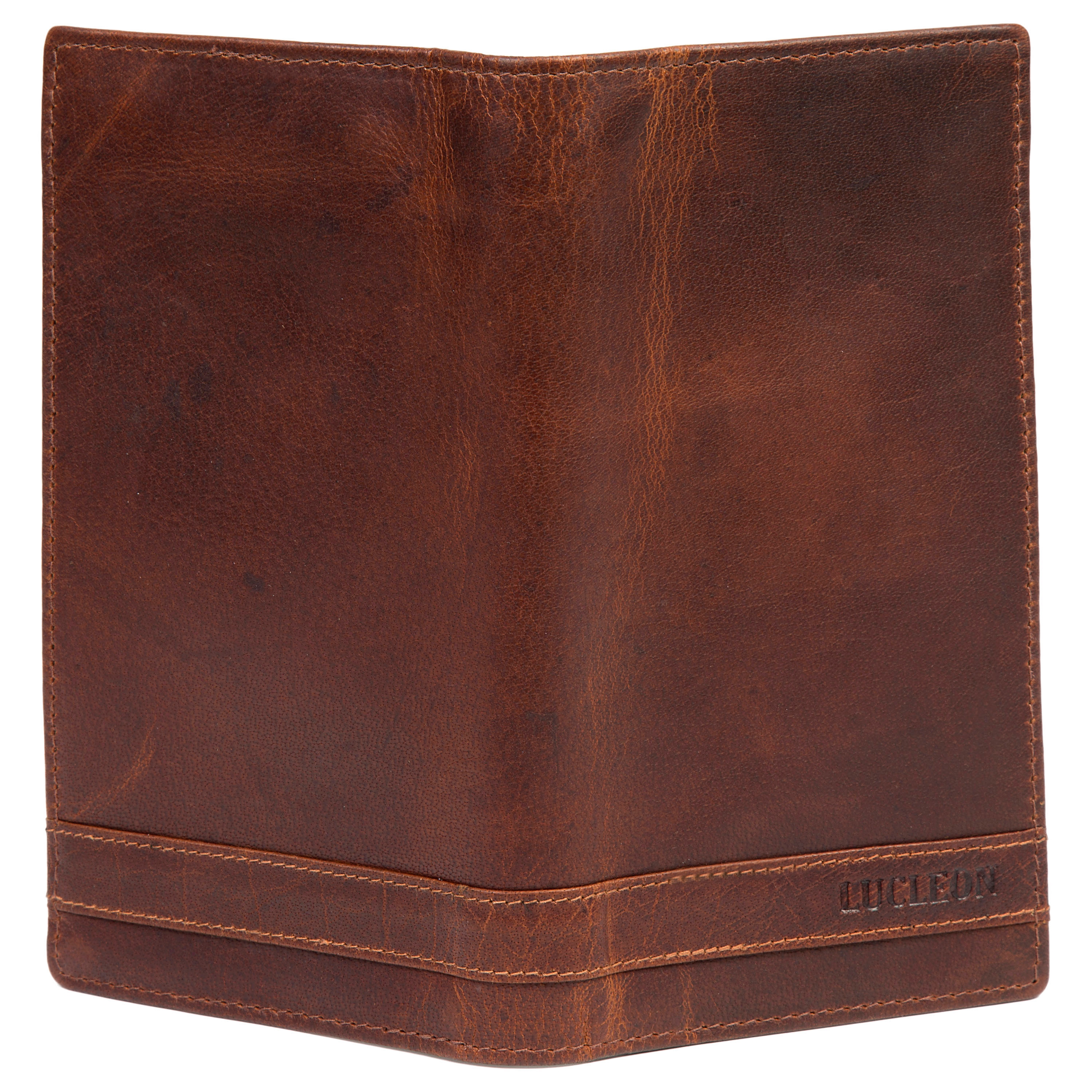 Montreal Long Tan RFID Leather Wallet - 4