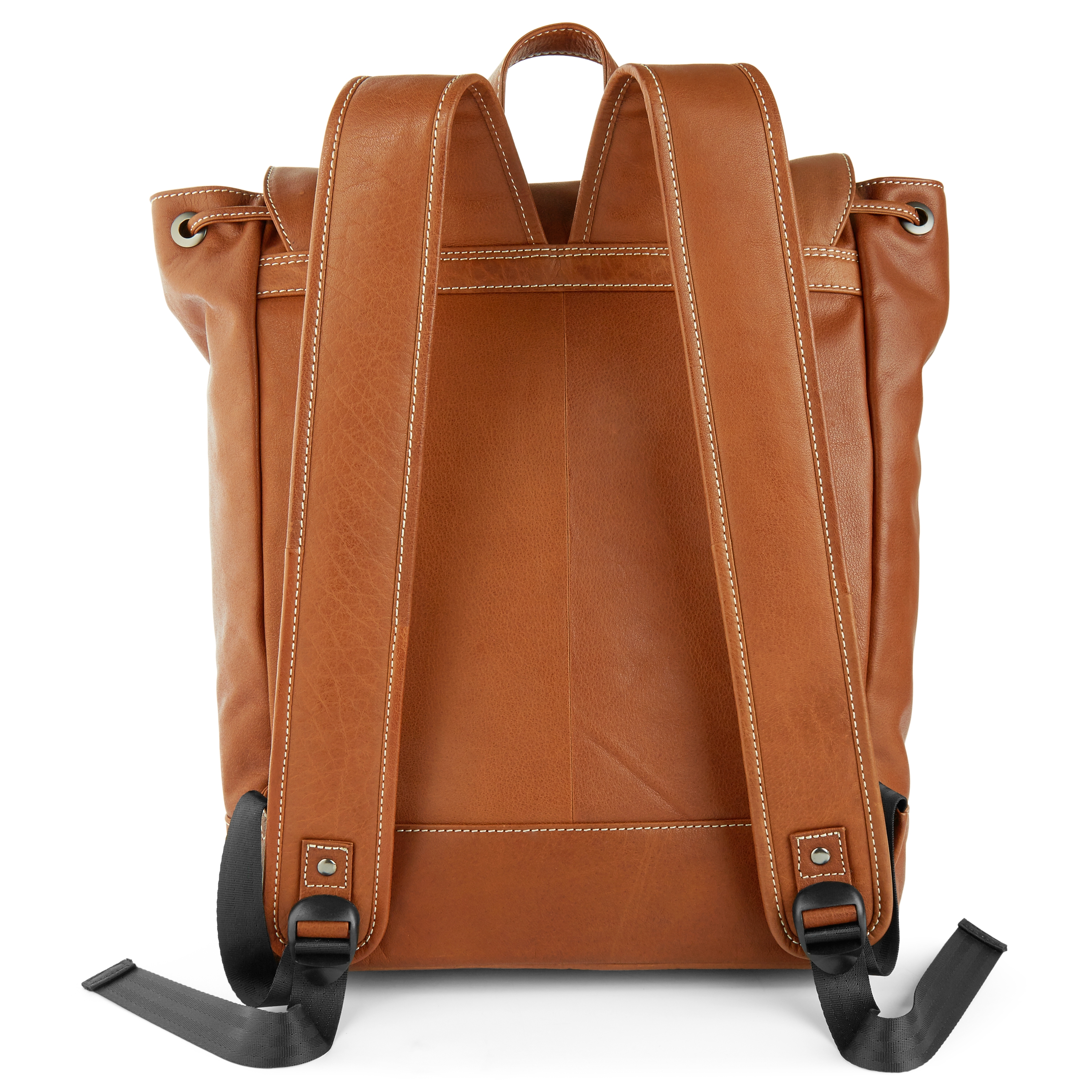 Mochila de cuero canela Oxford  - 3