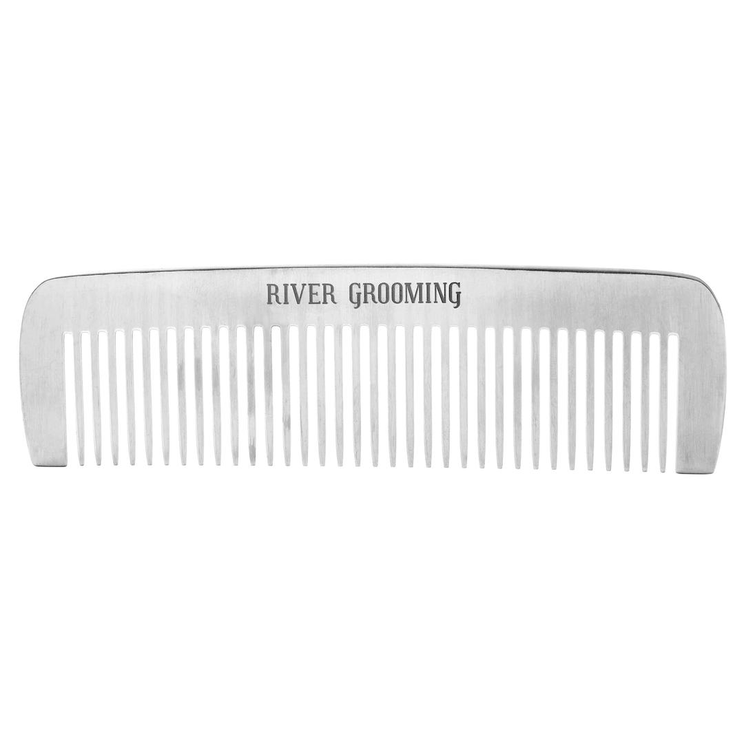 Basic Narrow Toothed Stainless Steel Comb | In stock! | River Grooming