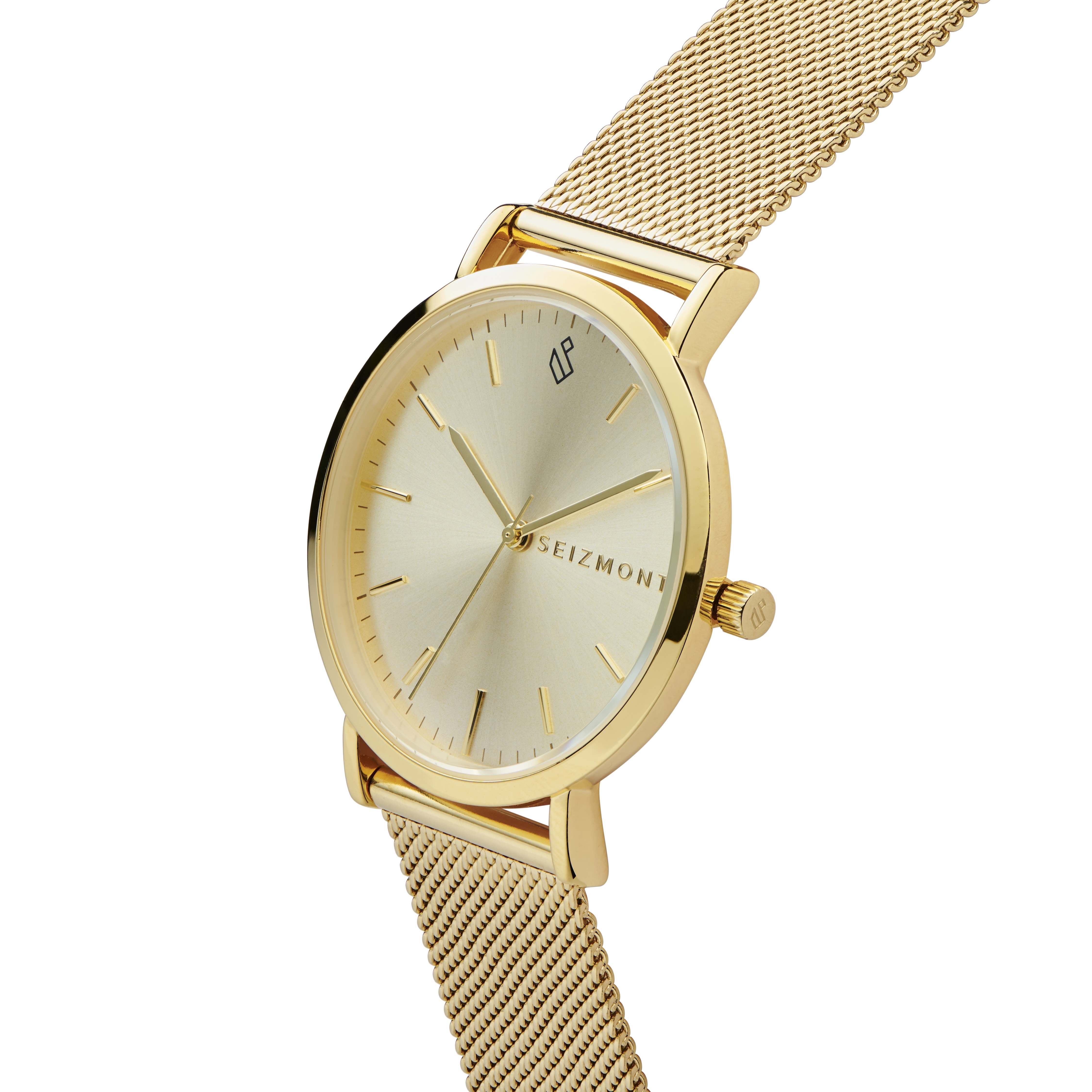Moment | Gold-Tone Minimalist Dress Watch With White Dial - 2