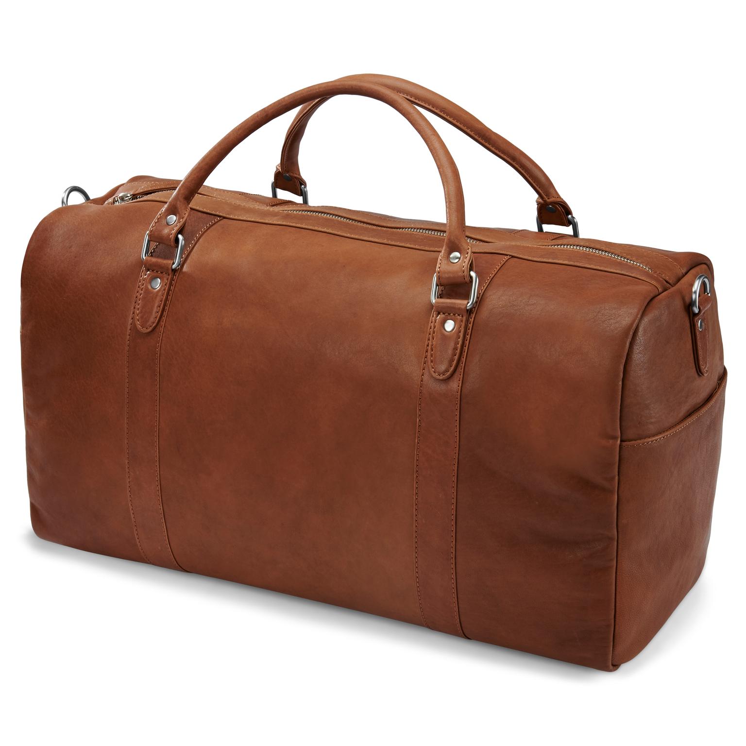 Sac de sport en cuir brun havane Cambodia Sac de sport en cuir brun havane Cambodia