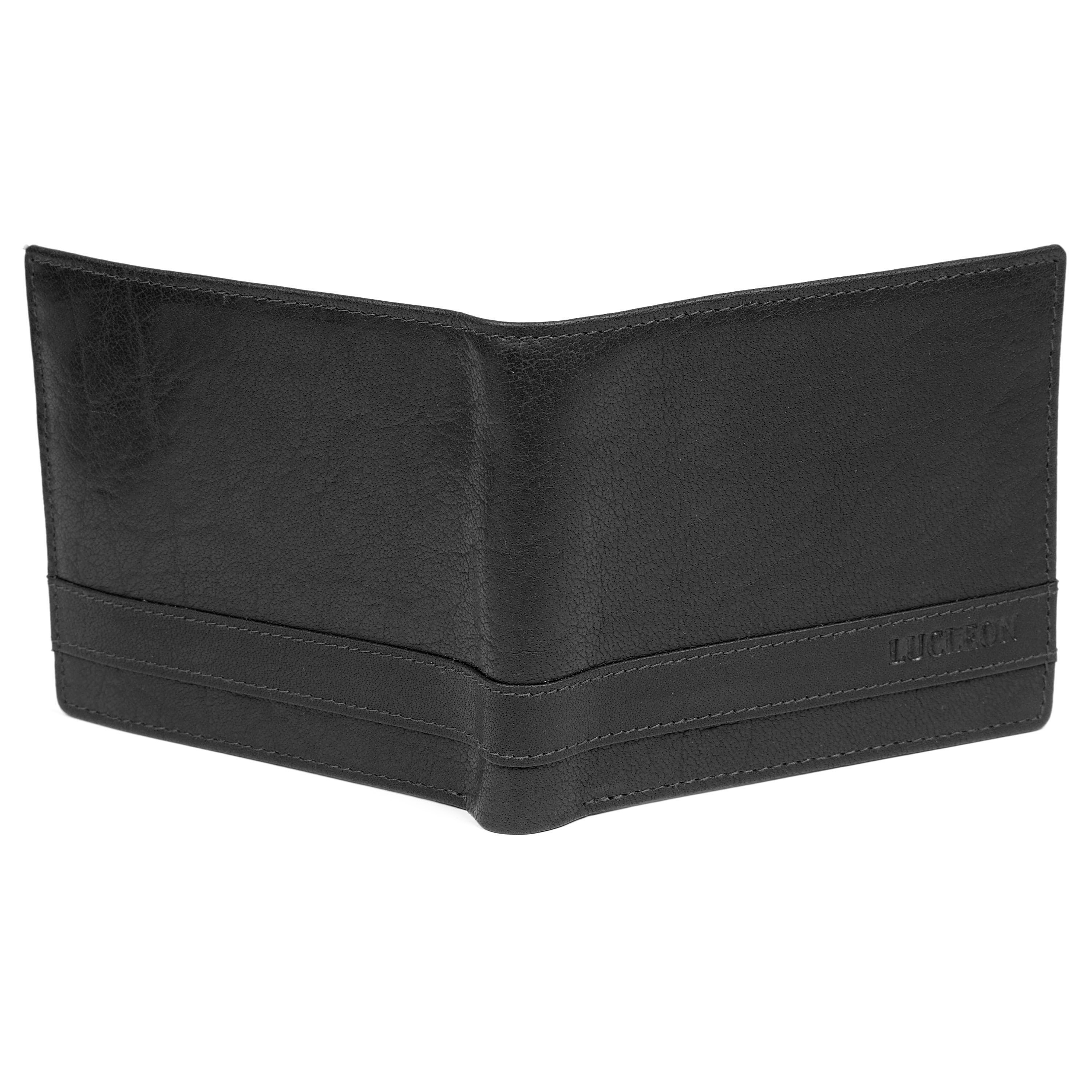 Montreal Luxury Black RFID Leather Wallet - 5