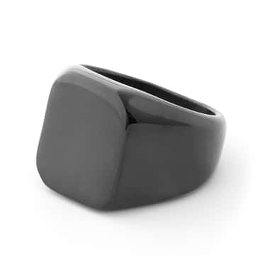 Sort Liam Ring | Lucleon | 365 dages returpolitik