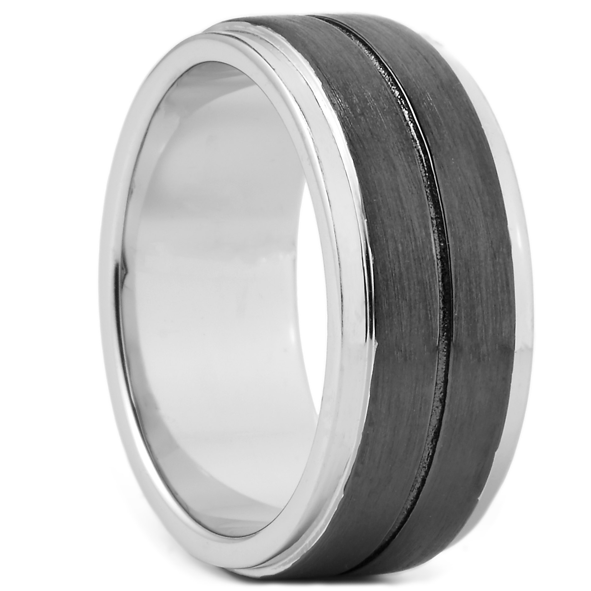 Walter Silver & Oxidized 925 Silver Ring - 1