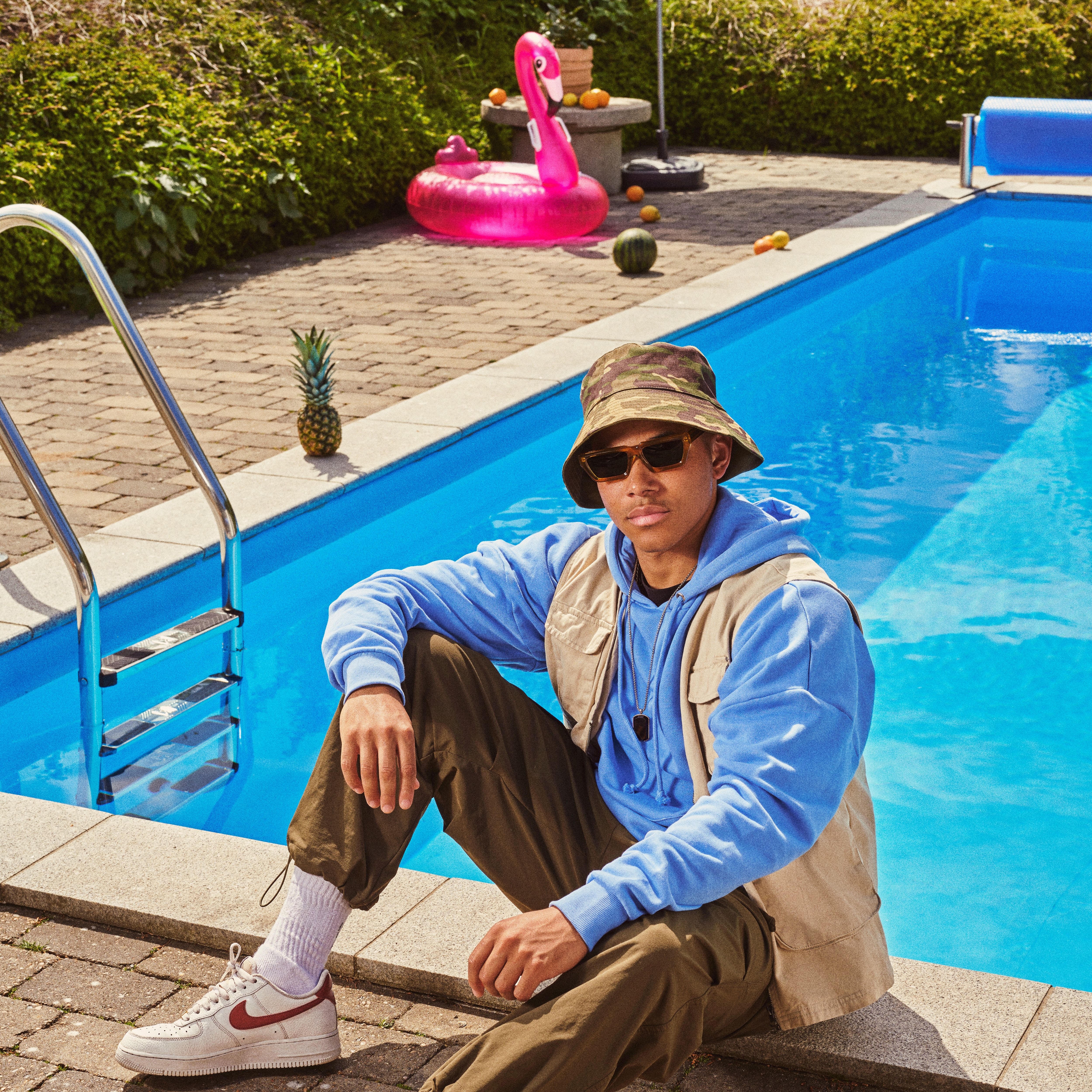 Lacuna | Chapeau cloche vert armée & camouflage - 5